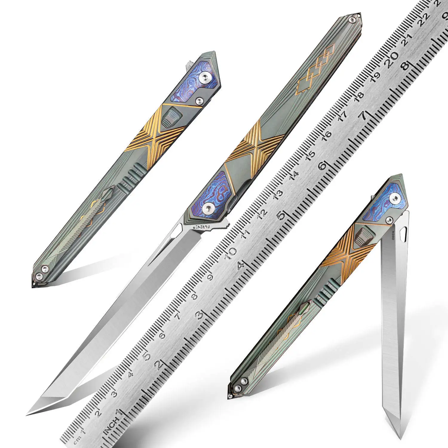 M390 Steel Folding Knife, TC4 Titanium Alloy Handle, Outdoor Camping Hiking EDC Knife, Portable Sharp Pocket Knife
M390 Steel Folding Knife, TC4 Titanium Alloy Handle, Outdoor Camping Hiking EDC Knife, Portable Sharp Pocket Knife