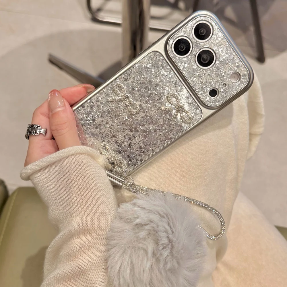 Shiny three-dimensional bow phone case, suitable for iPhone 14/15/16/17 Pro Max, fashionable new shockproof protective case
Shiny three-dimensional bow phone case, suitable for iPhone 14/15/16/17 Pro Max, fashionable new shockproof protective case