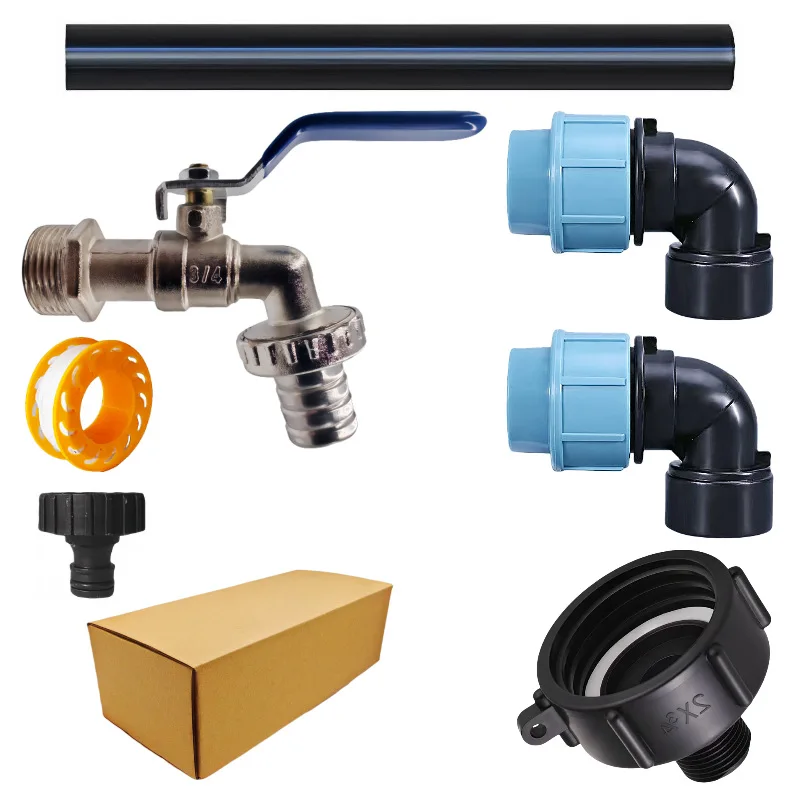 Universal IBC Tote Adapter Kit Bronze Tap Connector with PE Pipe Fittings for Water Tanks Swimming Pools Durable and Rust-proof
Universal IBC Tote Adapter Kit Bronze Tap Connector with PE Pipe Fittings for Water Tanks Swimming Pools Durable and Rust-proof