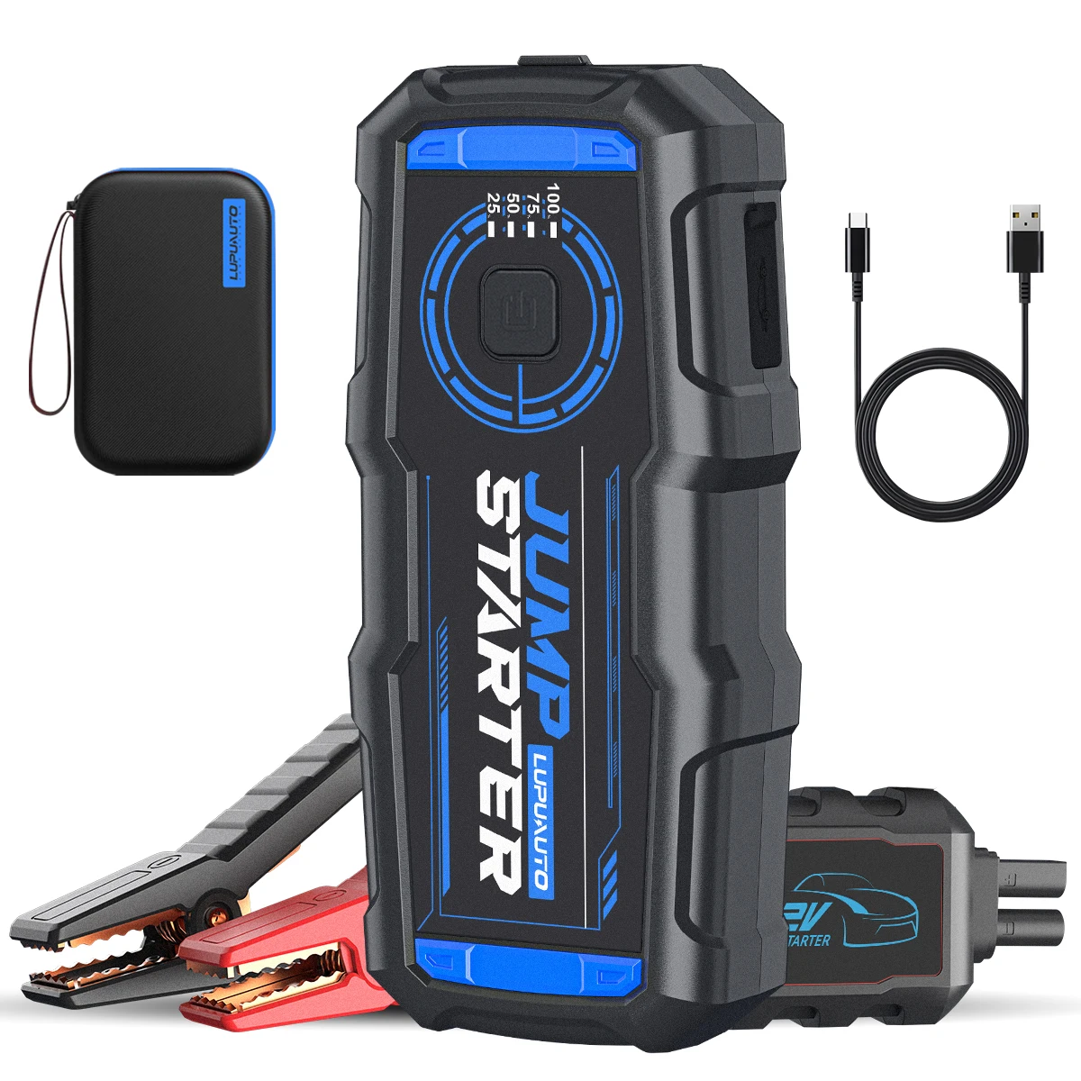 Портативное пусковое устройство для автомобиля 2500А, 12В, аварийный зарядный блок питания, бустер для запуска бензиновых автомобилей, внешний аккумулятор
Портативное пусковое устройство для автомобиля 2500А, 12В, аварийный зарядный блок питания, бустер для запуска бензиновых автомобилей, внешний аккумулятор