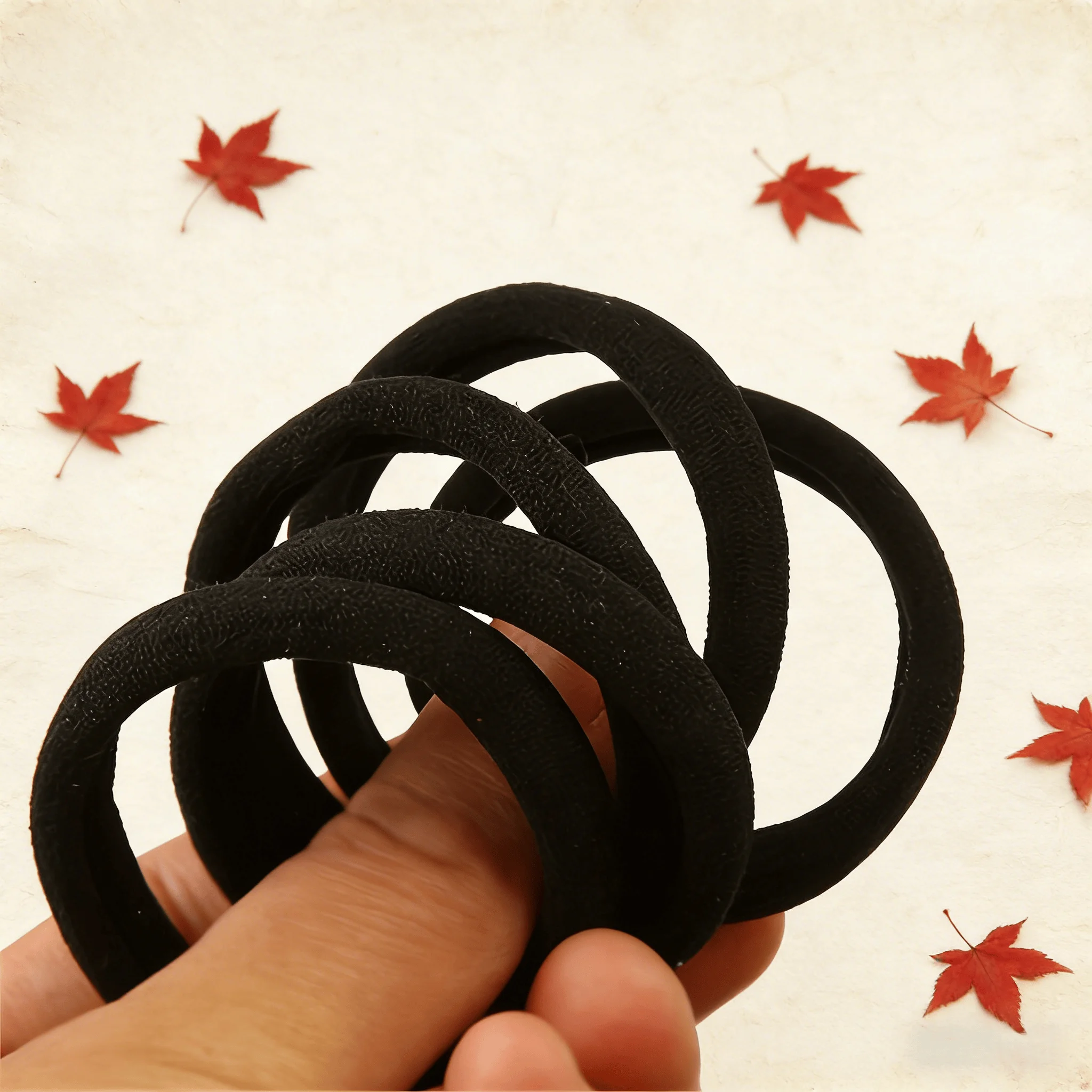 50 упаковок черных резинок для волос | Набор значений для густых, тонких и повседневных причесок
50 упаковок черных резинок для волос | Набор значений для густых, тонких и повседневных причесок