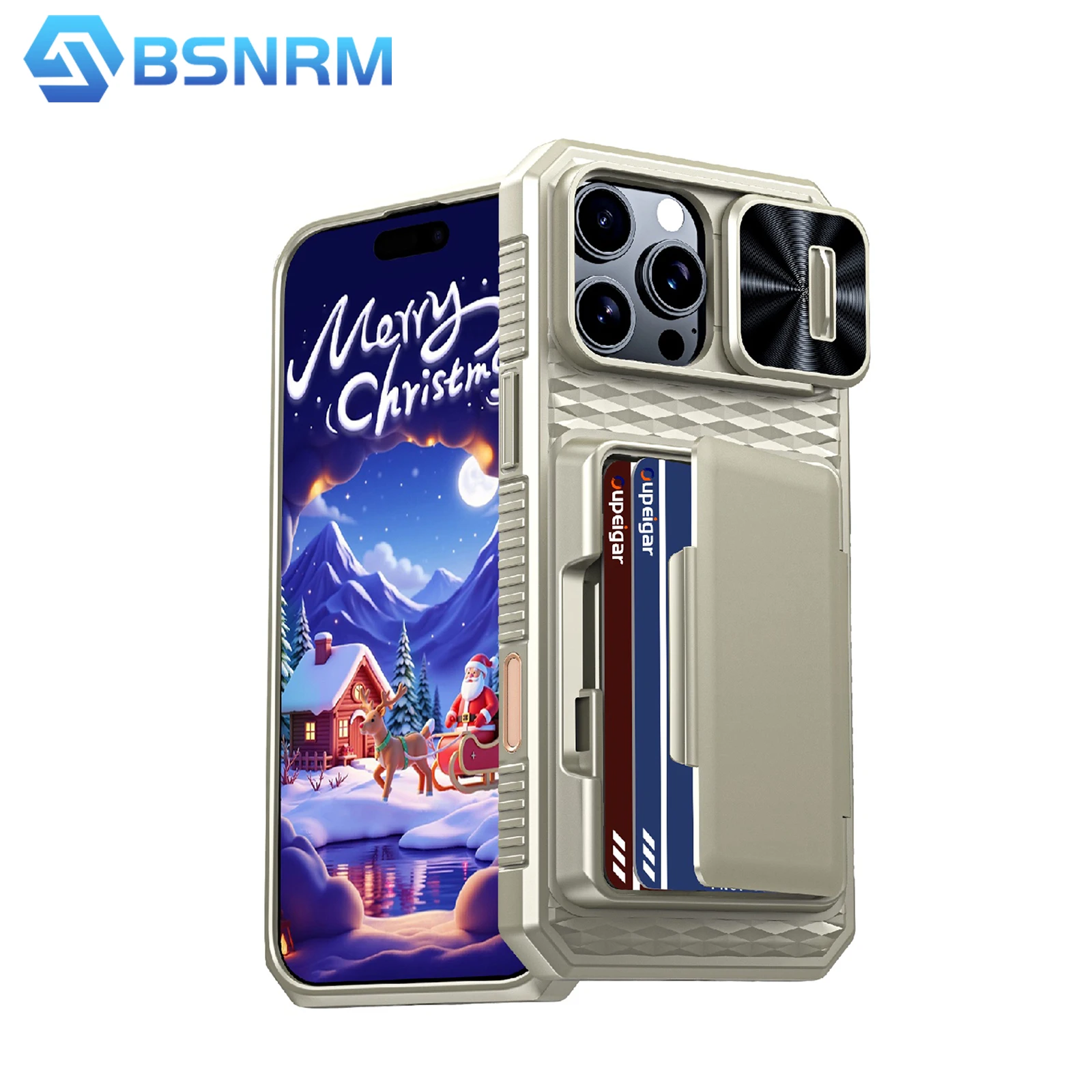 Рождественский подарок, защитный чехол для телефона 16 Pro Max, с крышкой камеры, держателем RFID-кошелька для карт, прочный противоударный чехол-титан
Рождественский подарок, защитный чехол для телефона 16 Pro Max, с крышкой камеры, держателем RFID-кошелька для карт, прочный противоударный чехол-титан