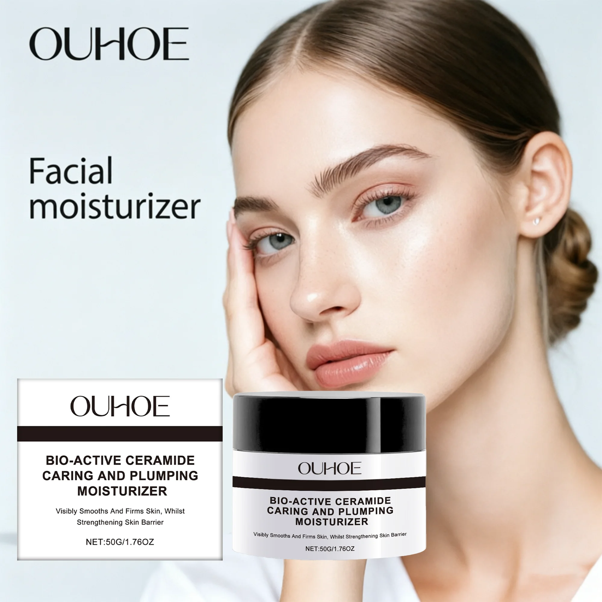 OUHOE Facial Moisturizing Cream Mild Care Hydrating And Nourishing Skin Care For Ordinary Daily Skin Maintenance Use 50g
OUHOE Facial Moisturizing Cream Mild Care Hydrating And Nourishing Skin Care For Ordinary Daily Skin Maintenance Use 50g