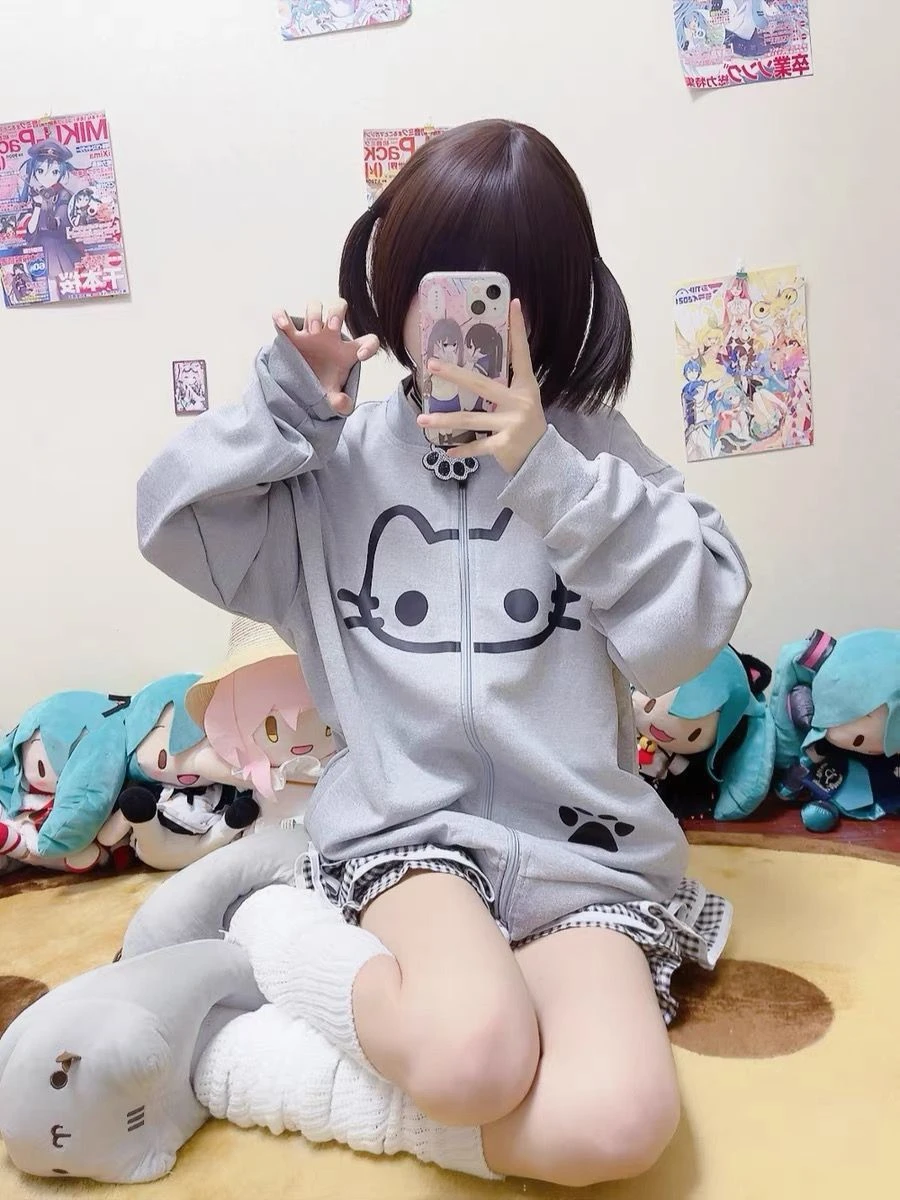 Ropa Mujre Anime Hoodie Jackets Women's Clothing Stand Neck Zipper Cute Y2k Coat Casual Fashion Japanese Sweatshirts Tops Girl
Ropa Mujre Anime Hoodie Jackets Women's Clothing Stand Neck Zipper Cute Y2k Coat Casual Fashion Japanese Sweatshirts Tops Girl