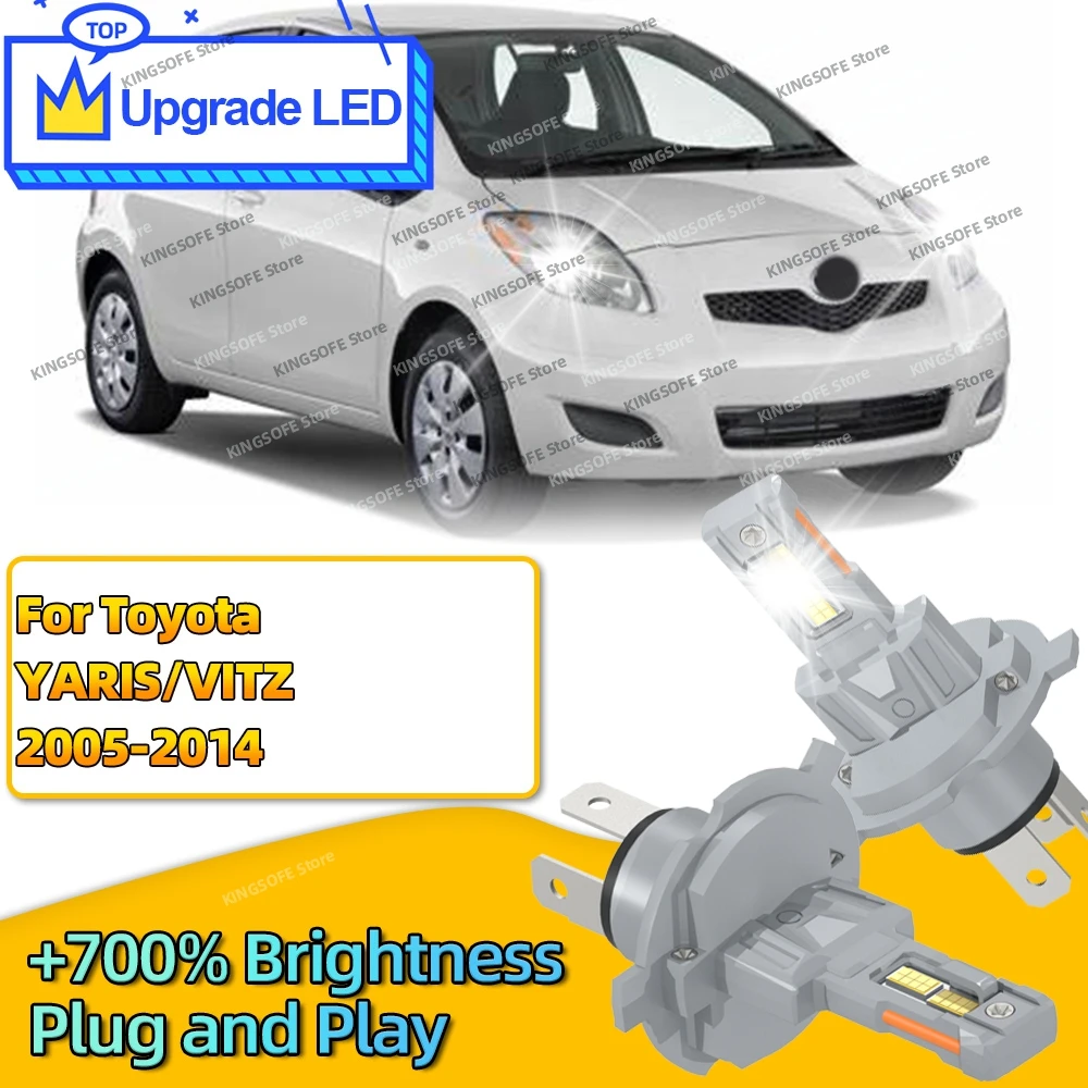 6000K LED Headlight Bulbs CANBUS Lights 30000LM H4 Lamp For Toyota YARIS/VITZ 2005-2014 2008 2009 2010 2011 2012 2013
6000K LED Headlight Bulbs CANBUS Lights 30000LM H4 Lamp For Toyota YARIS/VITZ 2005-2014 2008 2009 2010 2011 2012 2013