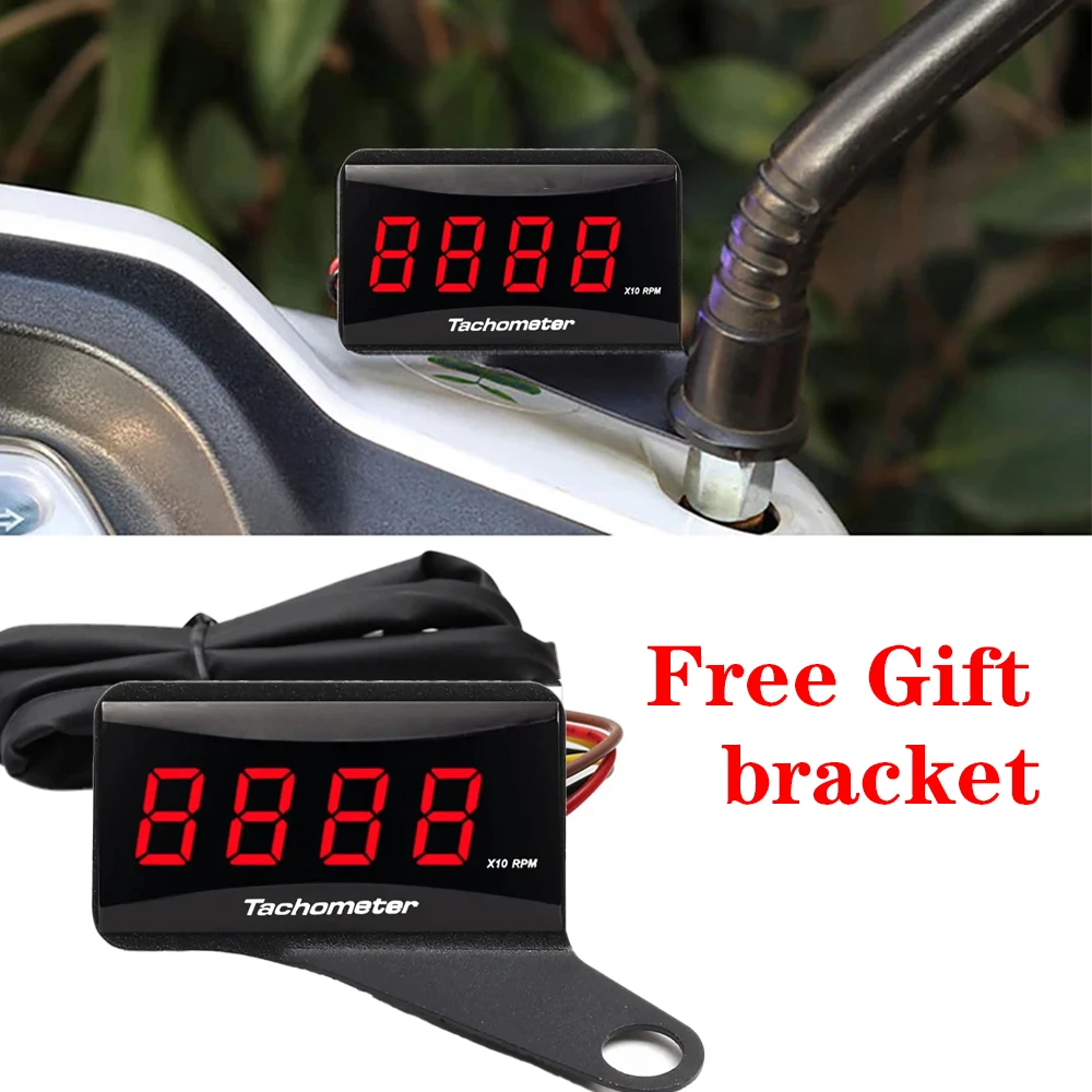 KAIUVE Red RPM Mini Meter Motorcycle Engine Tach Meter Universal Tachometer Gauge For Yamaha Suzuki Kawasaki BMW
KAIUVE Red RPM Mini Meter Motorcycle Engine Tach Meter Universal Tachometer Gauge For Yamaha Suzuki Kawasaki BMW