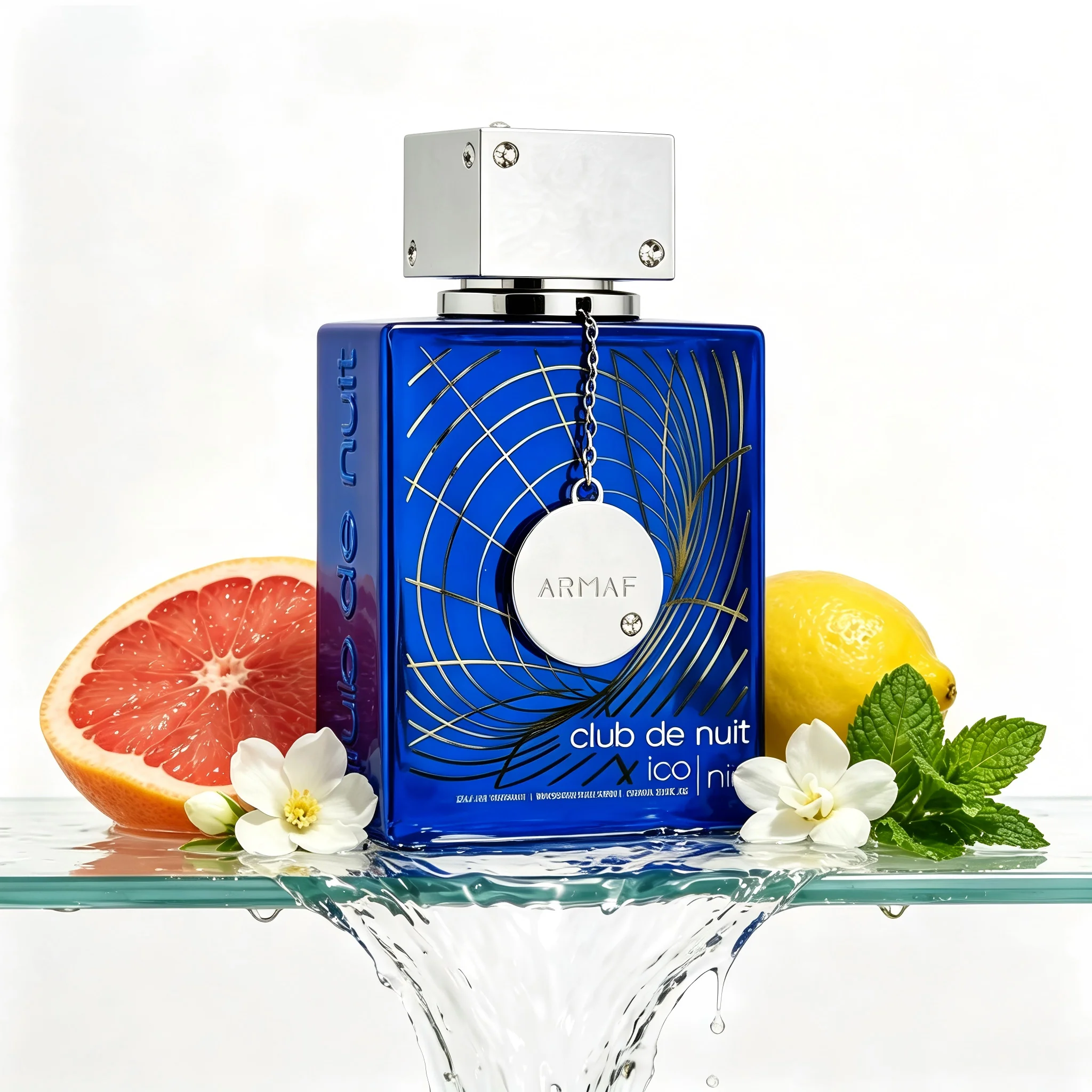 Armaf De Nuit Blue Iconic Men's Eau De Parfum Spray 3.6 Ounce Fresh Strong Long-Lasting Grapefruit Amber Aromatic Fragrance
Armaf De Nuit Blue Iconic Men's Eau De Parfum Spray 3.6 Ounce Fresh Strong Long-Lasting Grapefruit Amber Aromatic Fragrance