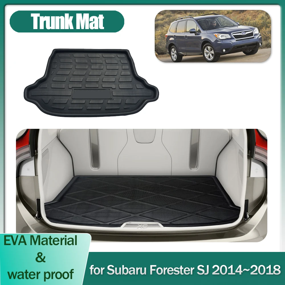 Коврик в багажник автомобиля для Subaru Forester SJ 2014 ~ 2018 2015 2016, подкладка для багажника, напольный коврик для багажа, водонепроницаемый чехол, аксессуары
Коврик в багажник автомобиля для Subaru Forester SJ 2014 ~ 2018 2015 2016, подкладка для багажника, напольный коврик для багажа, водонепроницаемый чехол, аксессуары