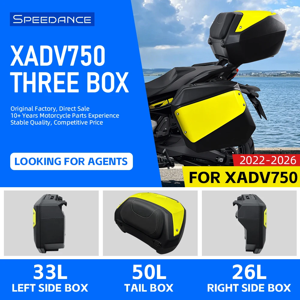 Tail Box & Side Case For Honda XADV750 Motorcycle PP Rear Trunk Rider Scooter Toolbox Quick-release Large Capacity Top Box Set
Tail Box & Side Case For Honda XADV750 Motorcycle PP Rear Trunk Rider Scooter Toolbox Quick-release Large Capacity Top Box Set