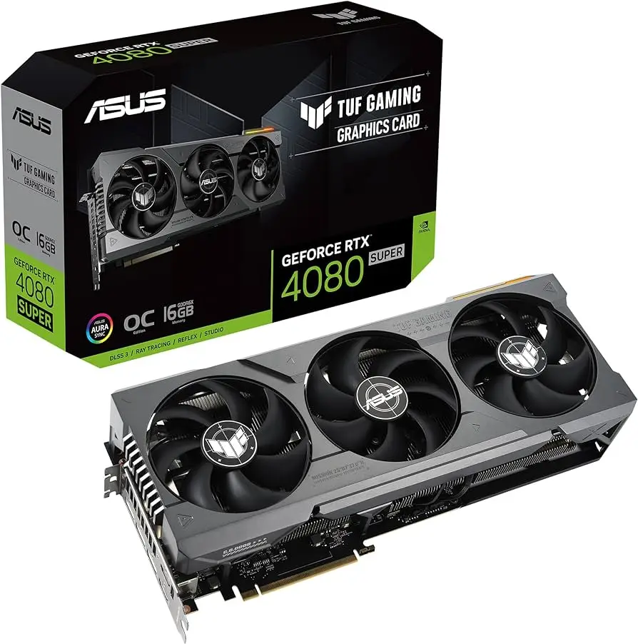 (Оригинал) Asus TUF Gaming GeForce RTX 4080 Super 16GB Gddr6x Быстрая доставка октябрь-декабрь продажи
(Оригинал) Asus TUF Gaming GeForce RTX 4080 Super 16GB Gddr6x Быстрая доставка октябрь-декабрь продажи