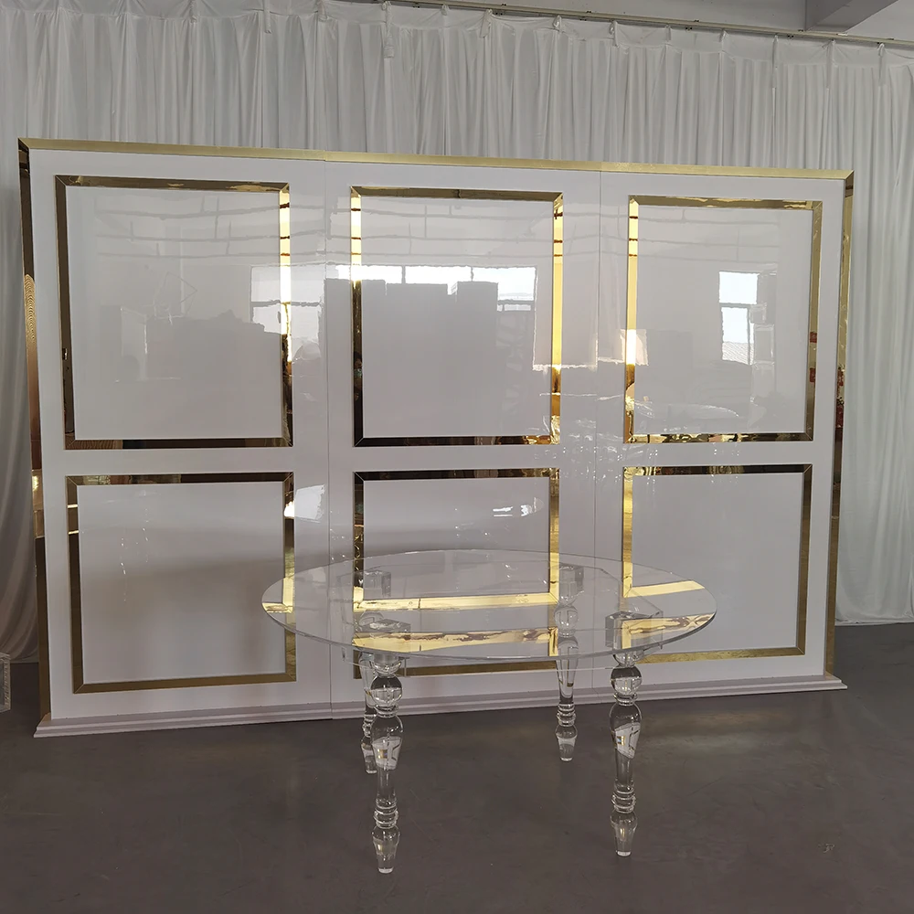 Geometric rectangular Acrylic Pink White With Gold Edge Wedding Backdrop Photography Props For Events Decoration
Geometric rectangular Acrylic Pink White With Gold Edge Wedding Backdrop Photography Props For Events Decoration