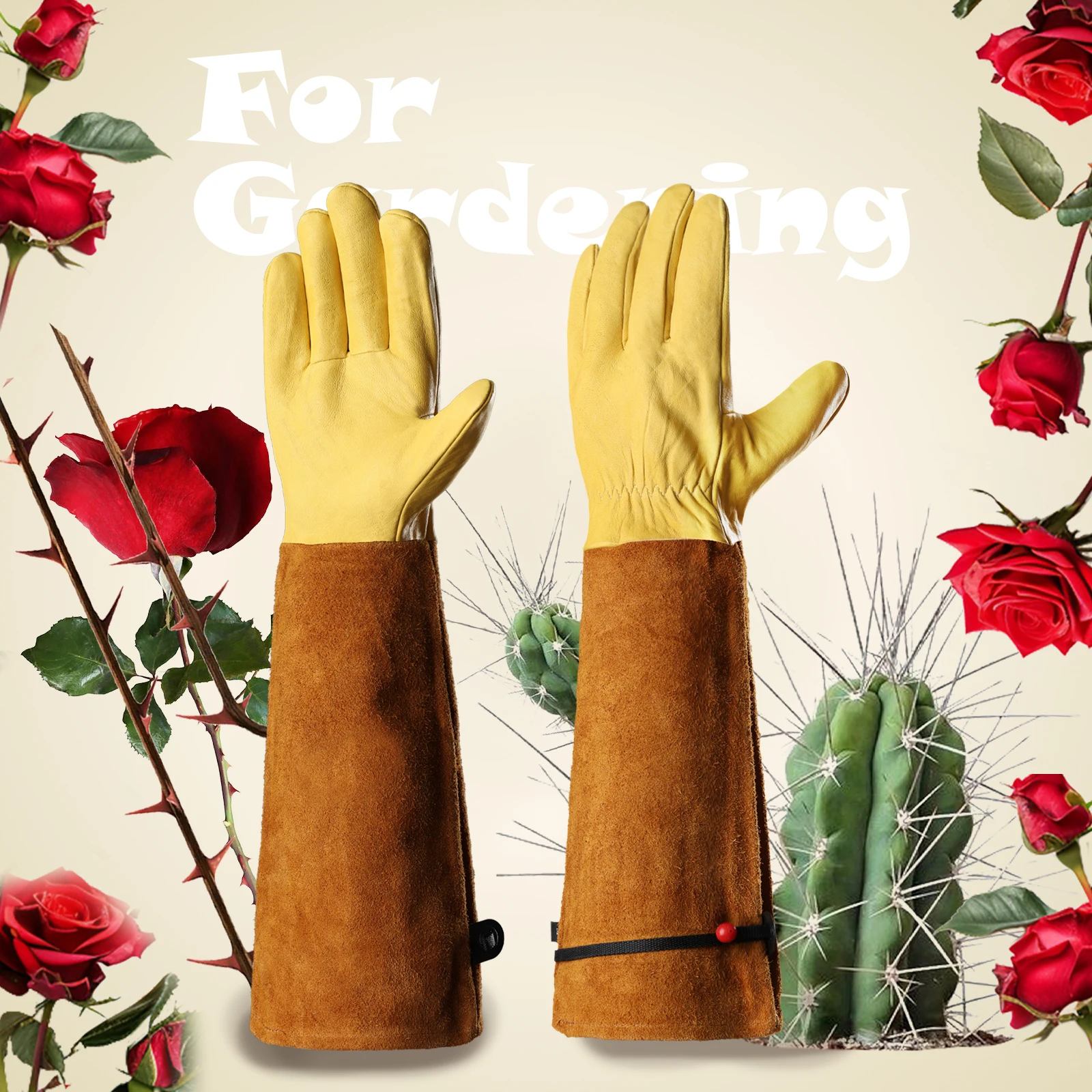 1 пара садовых перчаток с защитой от шипов, регулируемая манжета, устойчивая к царапинам, проколам для садоводства на открытом воздухе
1 пара садовых перчаток с защитой от шипов, регулируемая манжета, устойчивая к царапинам, проколам для садоводства на открытом воздухе