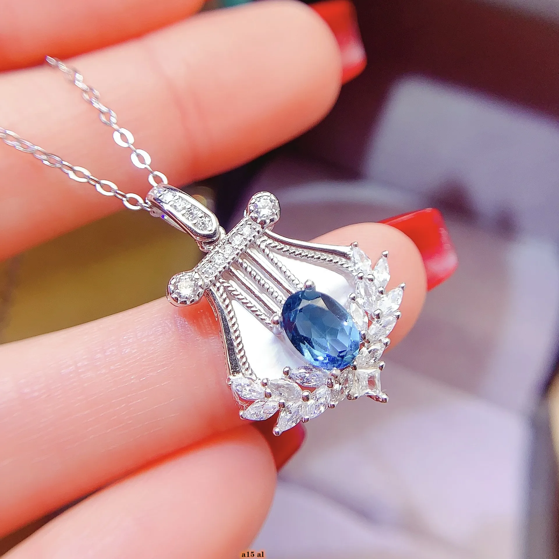 KJJEAXCMY Boutique Jewelry Girl Blue Topaz Pendant Necklace 925 Pure Silver Plated Platinum Edition, Gift for Girlfriend's Weddi
KJJEAXCMY Boutique Jewelry Girl Blue Topaz Pendant Necklace 925 Pure Silver Plated Platinum Edition, Gift for Girlfriend's Weddi