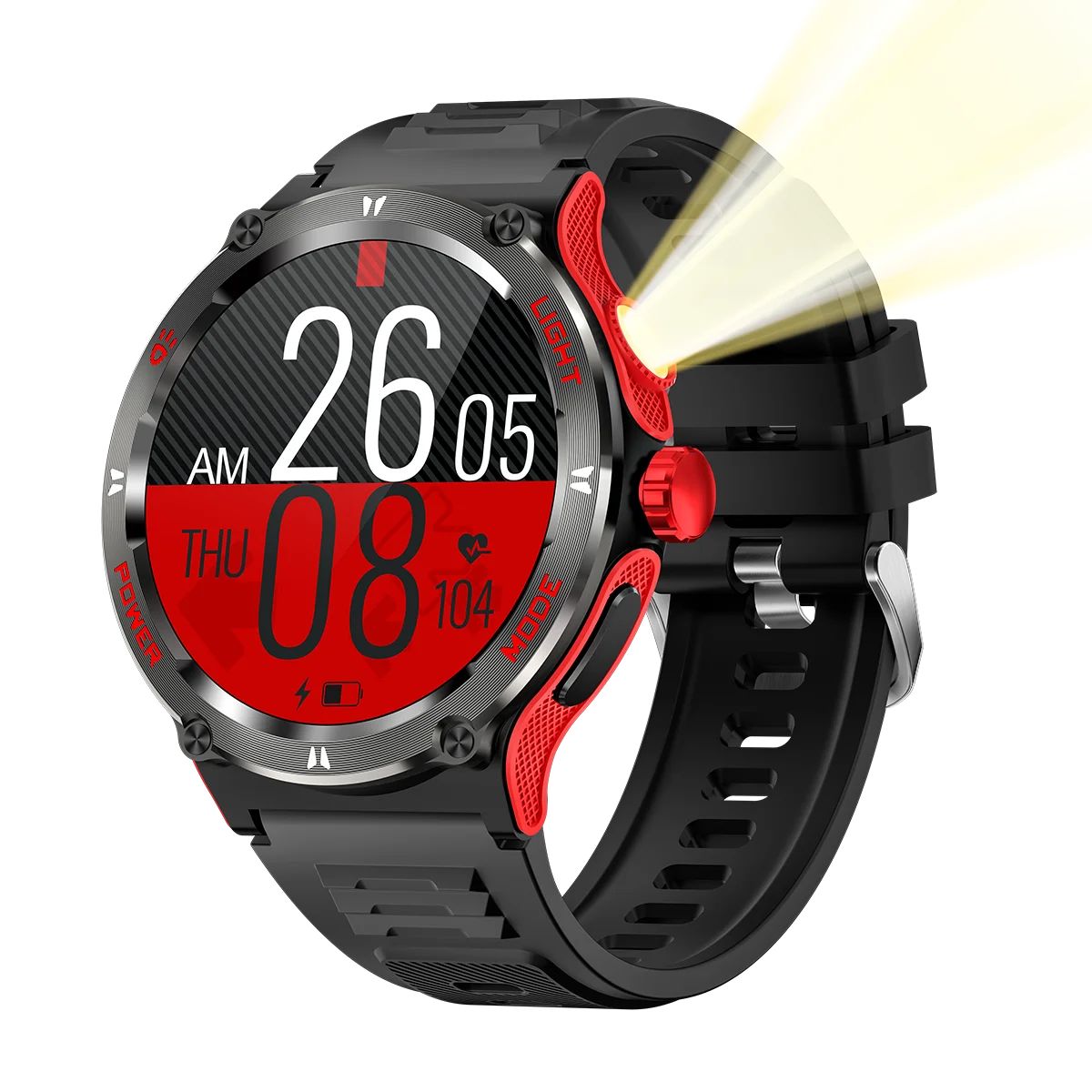 2024 new Smart Watch Men KT76 Sport Smart watches For Men Woman LED Flashlight Compass Bluetooth Call Heart Rate 3ATM Waterproof
2024 new Smart Watch Men KT76 Sport Smart watches For Men Woman LED Flashlight Compass Bluetooth Call Heart Rate 3ATM Waterproof
