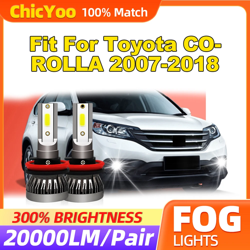 Fit For Toyota COROLLA 2007-2014 2015 2016 2017 2018 20000LM Auto Fog Lamps 60W Canbus Fog Lights 6000K 12V Canbus No Error
Fit For Toyota COROLLA 2007-2014 2015 2016 2017 2018 20000LM Auto Fog Lamps 60W Canbus Fog Lights 6000K 12V Canbus No Error
