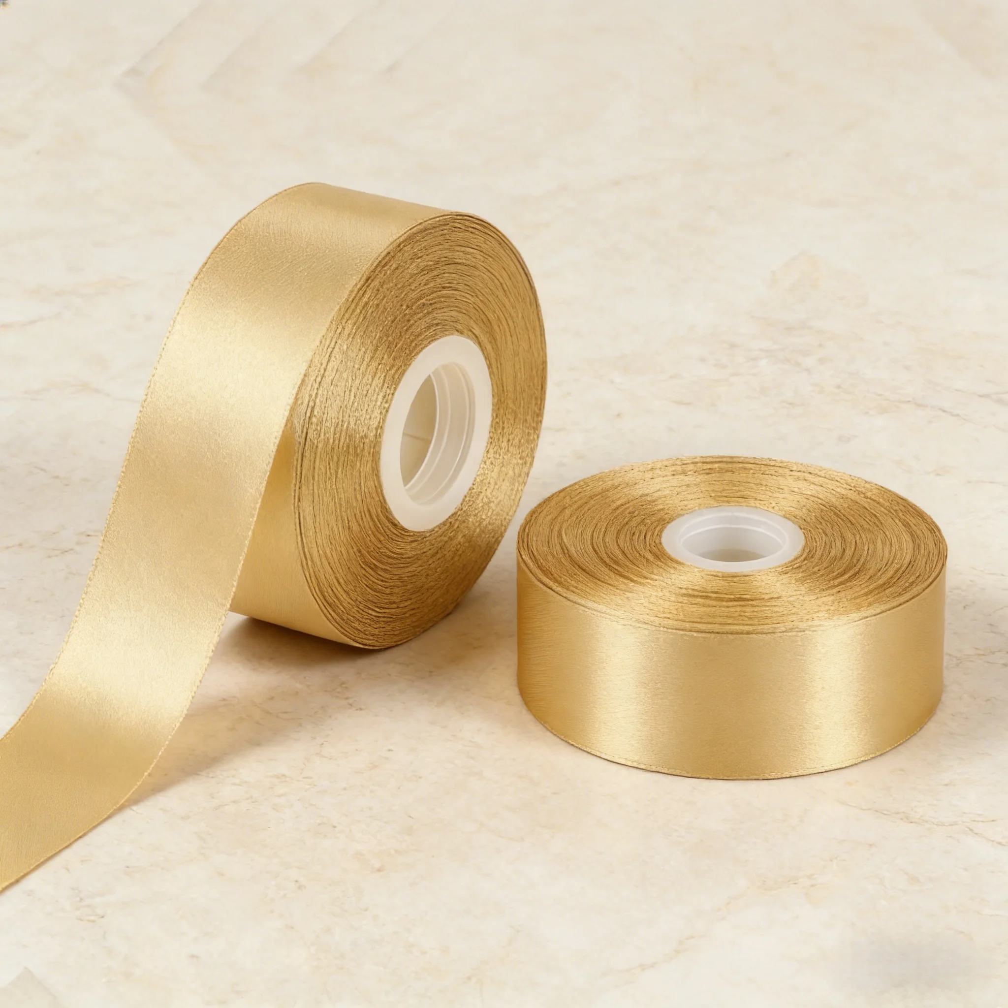 2 Rolls of Shiny Gold Ribbon – Versatile Decorative Trim for Wrapping, Invitations, and Seasonal Home Accents
2 Rolls of Shiny Gold Ribbon – Versatile Decorative Trim for Wrapping, Invitations, and Seasonal Home Accents