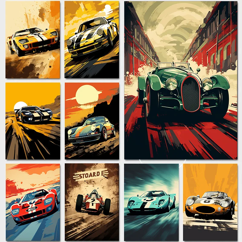 Poster American Retro Room Decor Oil Painting Interior Paintings 1Pcs Wall Art Canvas Painting Yellow Sports Car Home Decoration
Poster American Retro Room Decor Oil Painting Interior Paintings 1Pcs Wall Art Canvas Painting Yellow Sports Car Home Decoration