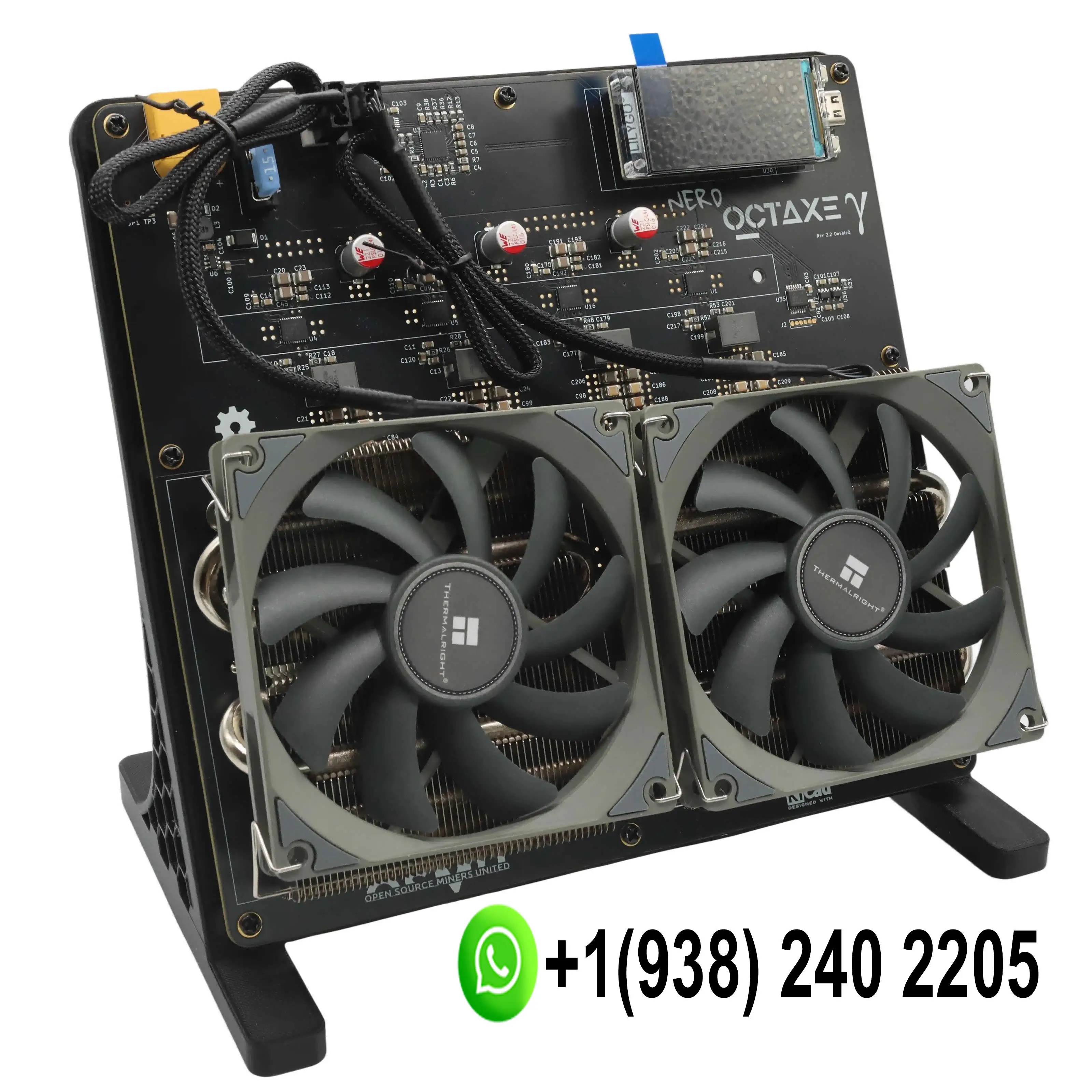 Bitaxe NerdOCTaxe 9.6Th/s 160W Bitcoin Solo Miner
Bitaxe NerdOCTaxe 9.6Th/s 160W Bitcoin Solo Miner