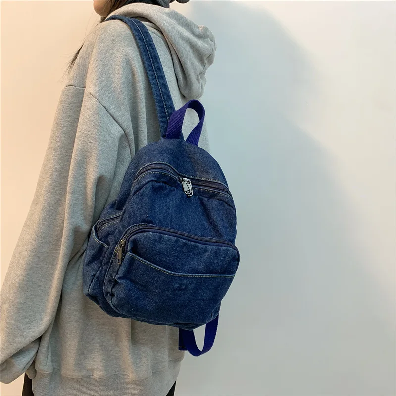 Mini Denim Backpack Women New Denim Designer Bag Stylish Travel Jean Bag Student School Cowboy Bag Ins Small Jean Backpack
Mini Denim Backpack Women New Denim Designer Bag Stylish Travel Jean Bag Student School Cowboy Bag Ins Small Jean Backpack