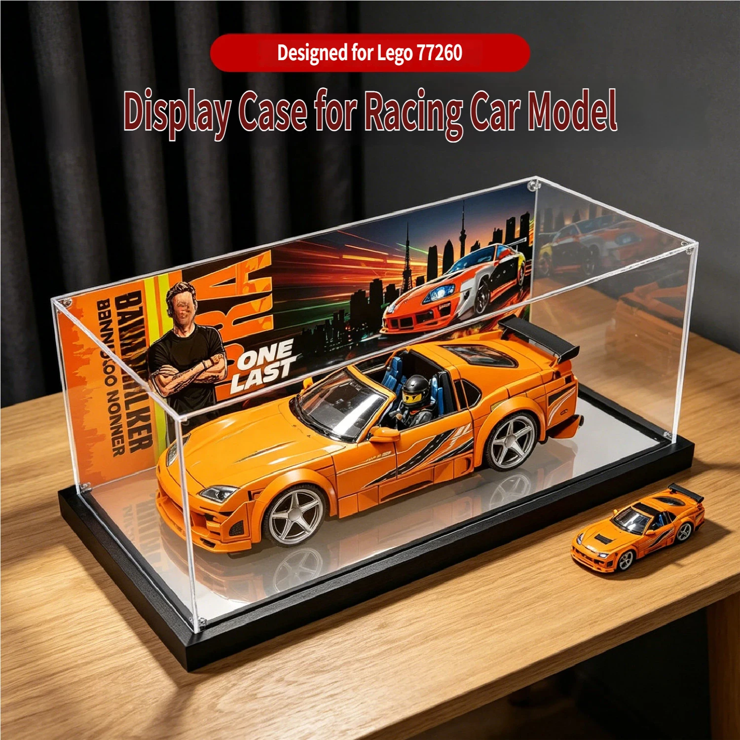 Acrylic Display Case for Lego 77260 Racing Car Model, Dustproof Display Box, Transparent Display Case (Model Not Included)
Acrylic Display Case for Lego 77260 Racing Car Model, Dustproof Display Box, Transparent Display Case (Model Not Included)