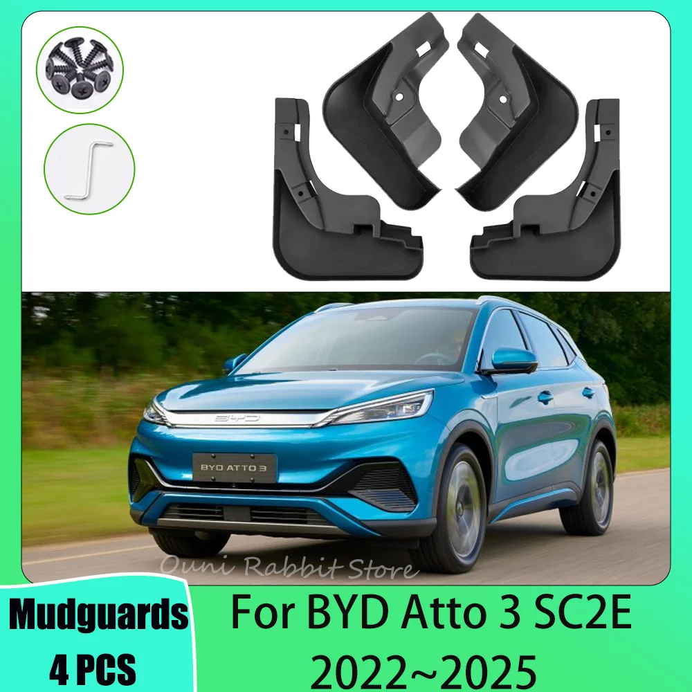 For BYD Atto 3 SC2E 2022~2025 2023 2024 Car Wheel Mudguard Flaps Mud Skin Cover Guards Fenders Splash Parts Protect Accessories
For BYD Atto 3 SC2E 2022~2025 2023 2024 Car Wheel Mudguard Flaps Mud Skin Cover Guards Fenders Splash Parts Protect Accessories