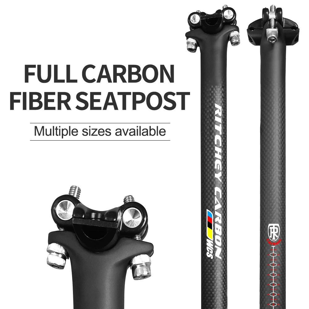 Mountain Bike Carbon Fiber Seatpost 27.2/30.8/31.6mm, Mountain/road Bike Seatpost, UD Matte Finish, Bicycle Accessories
Mountain Bike Carbon Fiber Seatpost 27.2/30.8/31.6mm, Mountain/road Bike Seatpost, UD Matte Finish, Bicycle Accessories