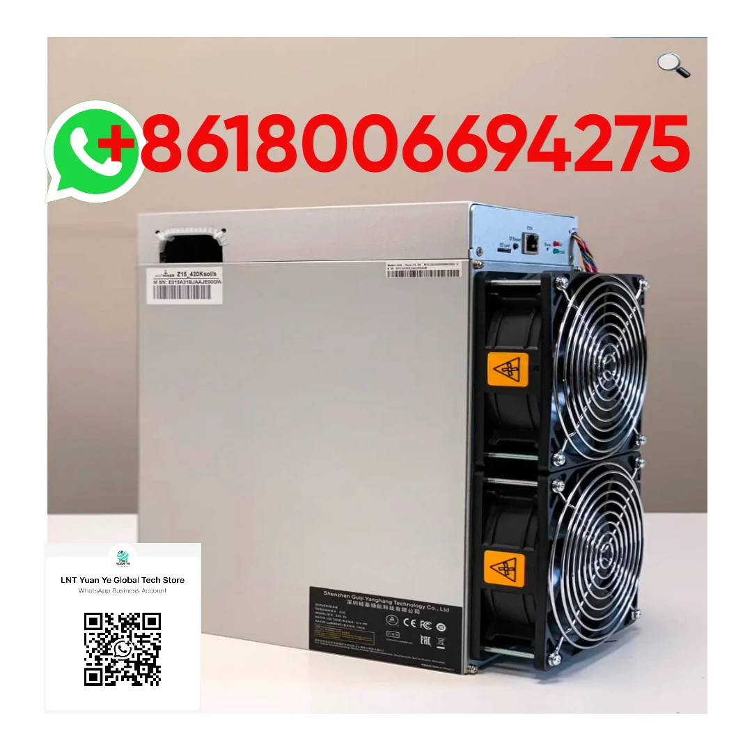 B. Express Shipping Bitmain Antminer Z15 420 ksol/s 1510W Equihash Miner ZEN ZCASH MINER
B. Express Shipping Bitmain Antminer Z15 420 ksol/s 1510W Equihash Miner ZEN ZCASH MINER