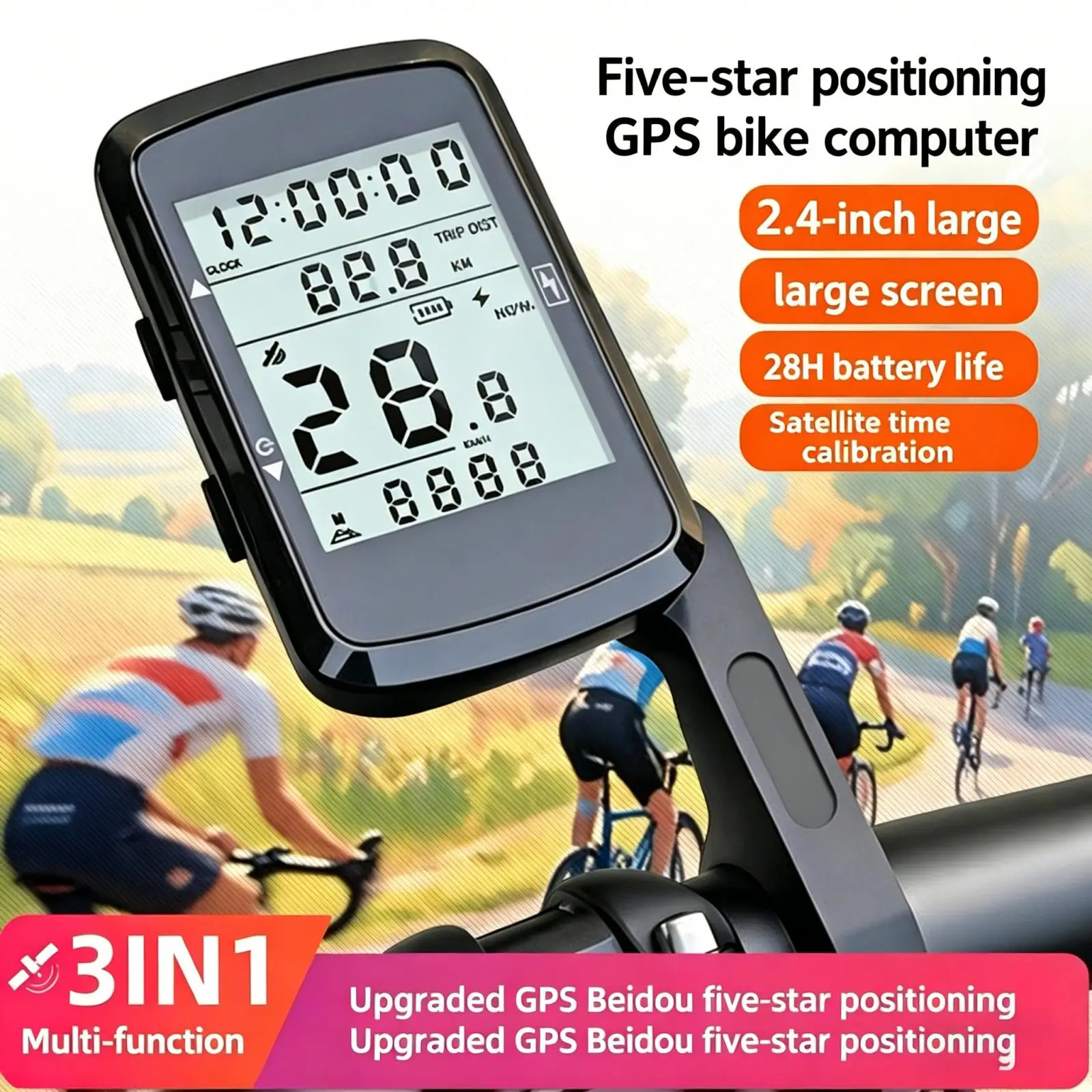 GPS Bicycle Wireless Computer Waterproof Cycling Speedometer MTB Road Bike Computer Bike Accessories
GPS Bicycle Wireless Computer Waterproof Cycling Speedometer MTB Road Bike Computer Bike Accessories