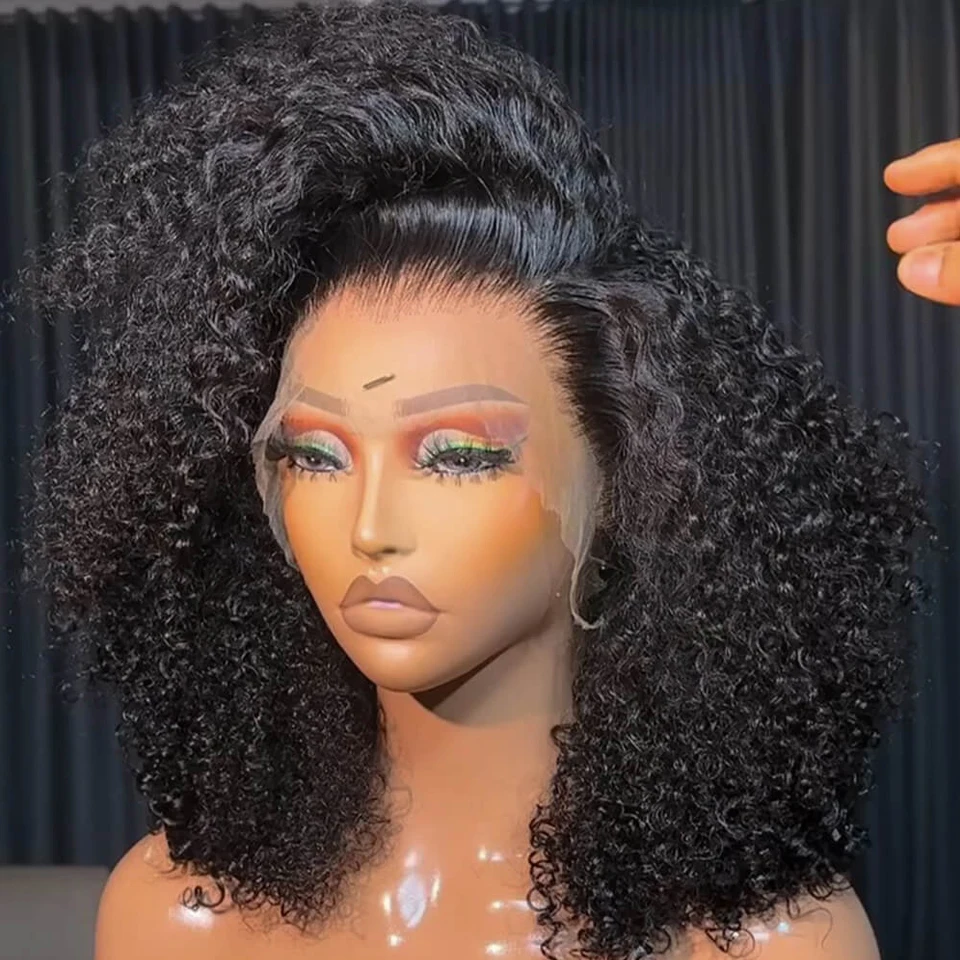 Jerry Curly 13x4 Short Bob Wig Human Hair Wigs 4x4 Deep Wave Invisible Lace Frontal Wig For Women Vietnamese Hair Wig Glueless
Jerry Curly 13x4 Short Bob Wig Human Hair Wigs 4x4 Deep Wave Invisible Lace Frontal Wig For Women Vietnamese Hair Wig Glueless