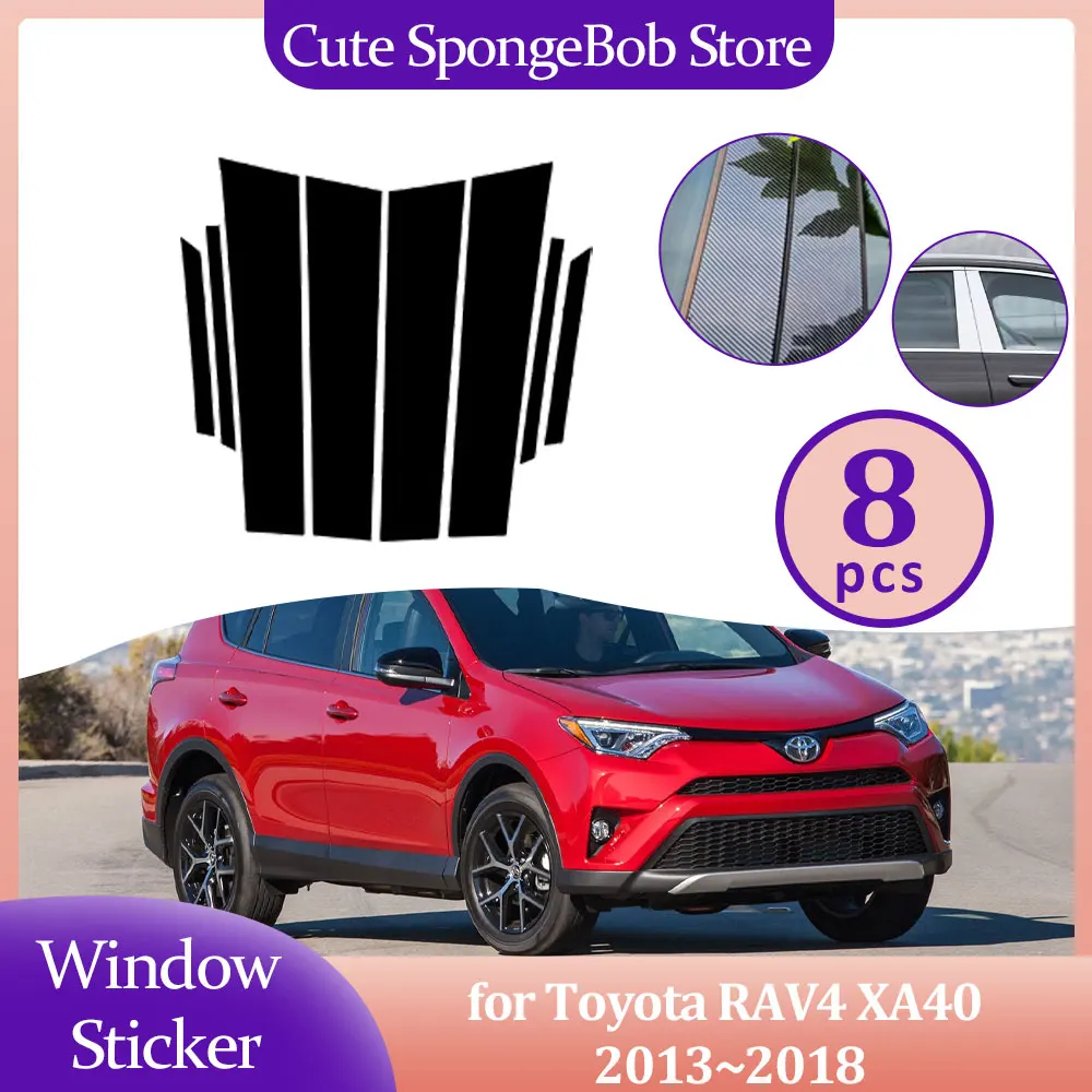 Car Door Window Pillar Sticker for Toyota RAV4 XA40 2013~2018 2014 Trim Covers Carbon Fiber Silver Glossy Black Decal Accessorie
Car Door Window Pillar Sticker for Toyota RAV4 XA40 2013~2018 2014 Trim Covers Carbon Fiber Silver Glossy Black Decal Accessorie