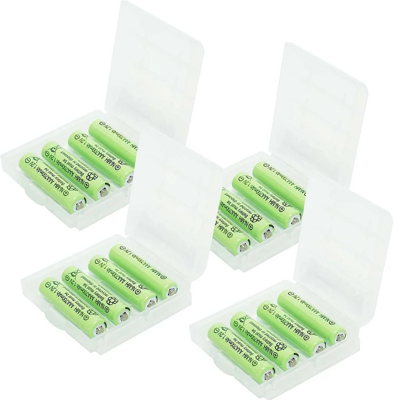 AAA Ni-MH Battery Set Rechagrable 1.2V 700Mah Batteries with Plastics Storge Case Box Container for Solar Garden Lights
AAA Ni-MH Battery Set Rechagrable 1.2V 700Mah Batteries with Plastics Storge Case Box Container for Solar Garden Lights