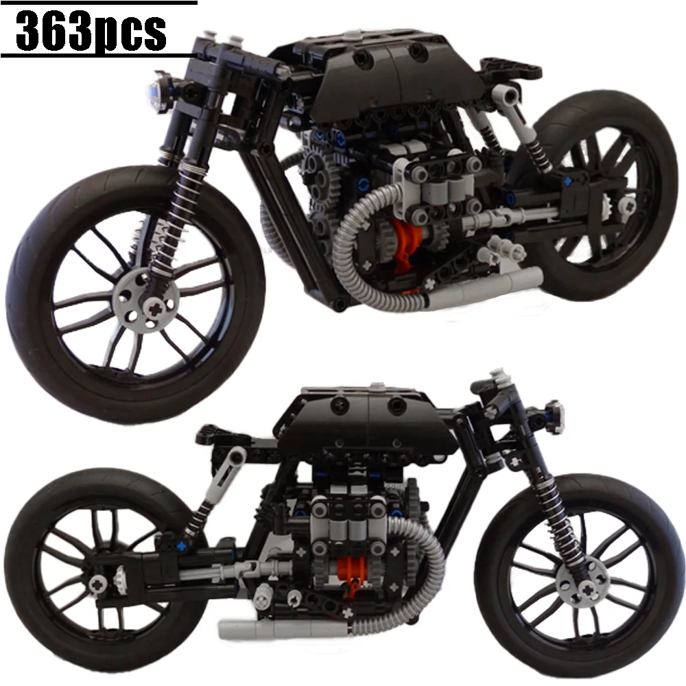 New 363pcs MOC-21468 Technical Vintage Motorcycle City Sports Retro Locomotive Model Boy Toys Children Christmas Birthday Gift
New 363pcs MOC-21468 Technical Vintage Motorcycle City Sports Retro Locomotive Model Boy Toys Children Christmas Birthday Gift