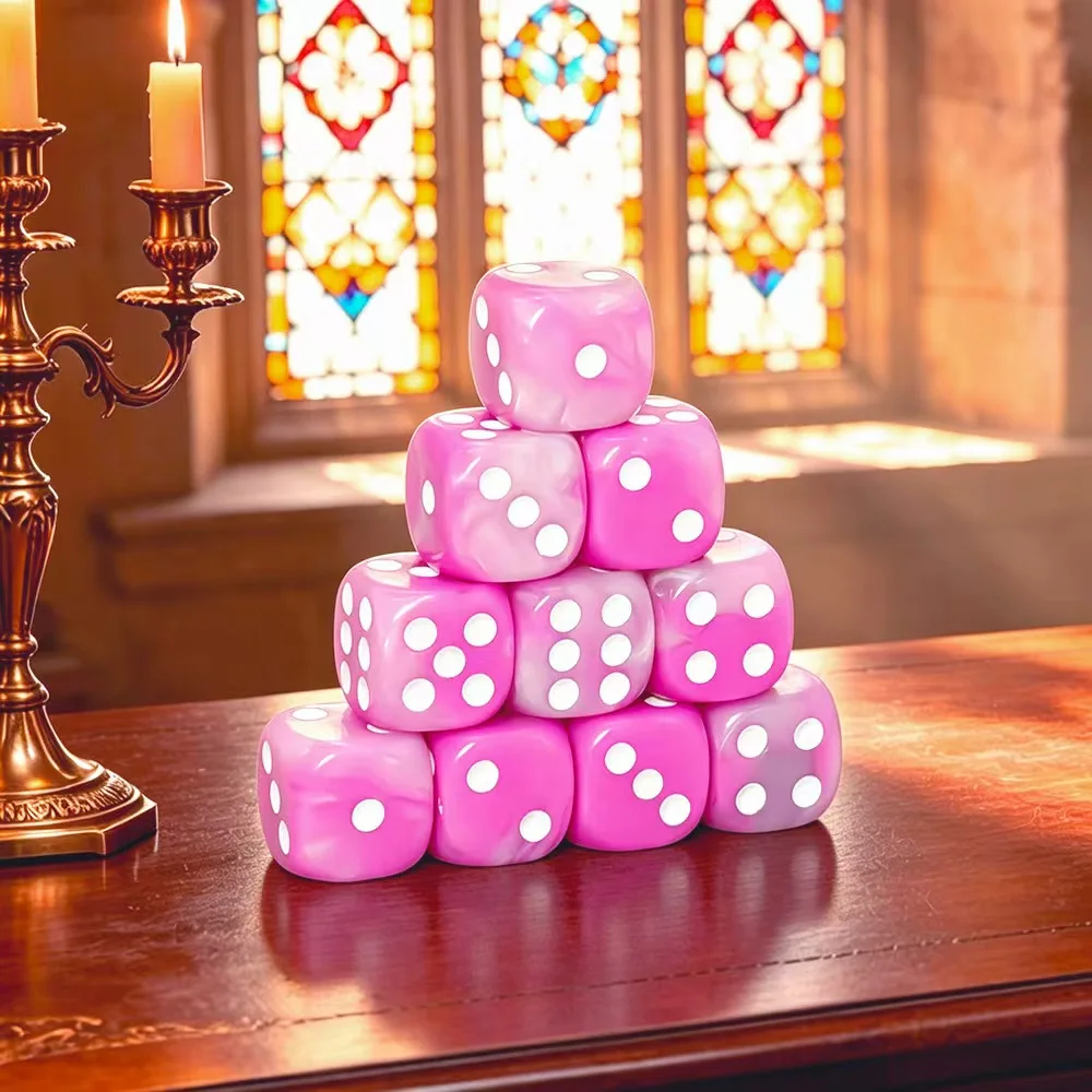 Fantastic pink marble dice set-resin polyhedron RPG dice with white ink, DND dice of Dungeons and Dragons, table games, adult an
Fantastic pink marble dice set-resin polyhedron RPG dice with white ink, DND dice of Dungeons and Dragons, table games, adult an