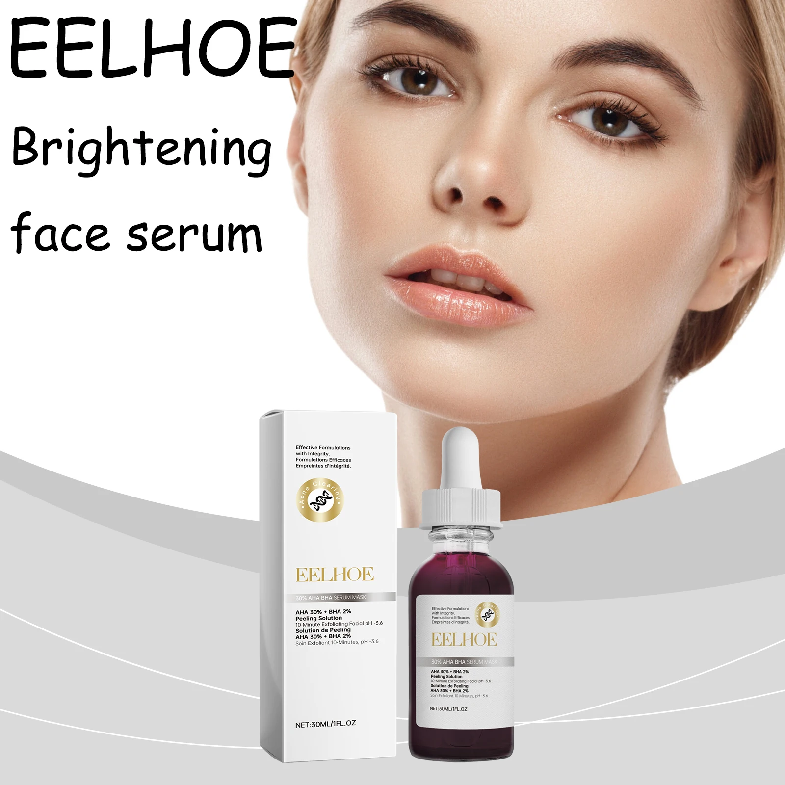 EELHOE Salicylic Acid Facial Serum Gentle Nourishing Improve Dullness Smoothing Oil Control Moisturize Refreshing Face Serum
EELHOE Salicylic Acid Facial Serum Gentle Nourishing Improve Dullness Smoothing Oil Control Moisturize Refreshing Face Serum