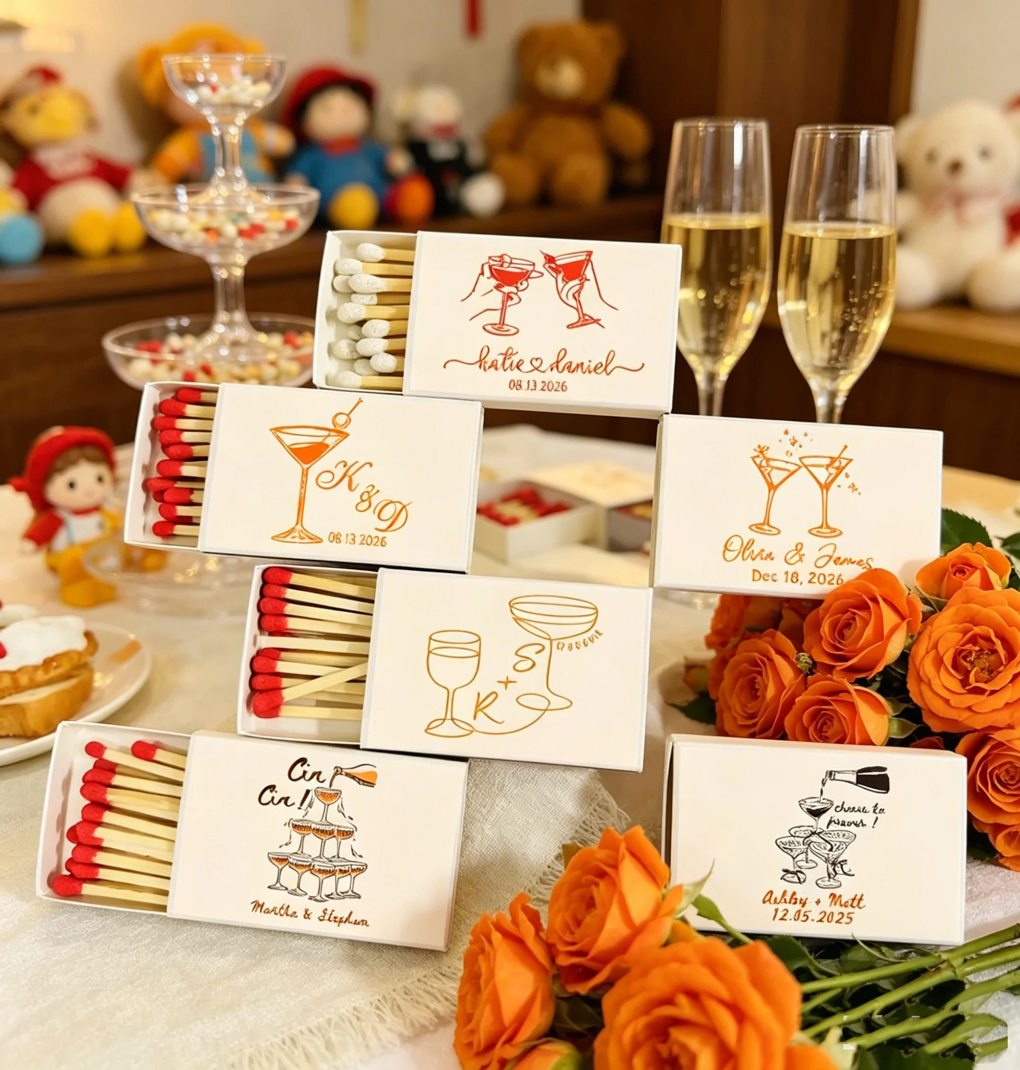 Custom Pet Sketch Matchboxes | Striped Dog Wedding Matchbook, Favors & Party Decor
Custom Pet Sketch Matchboxes | Striped Dog Wedding Matchbook, Favors & Party Decor