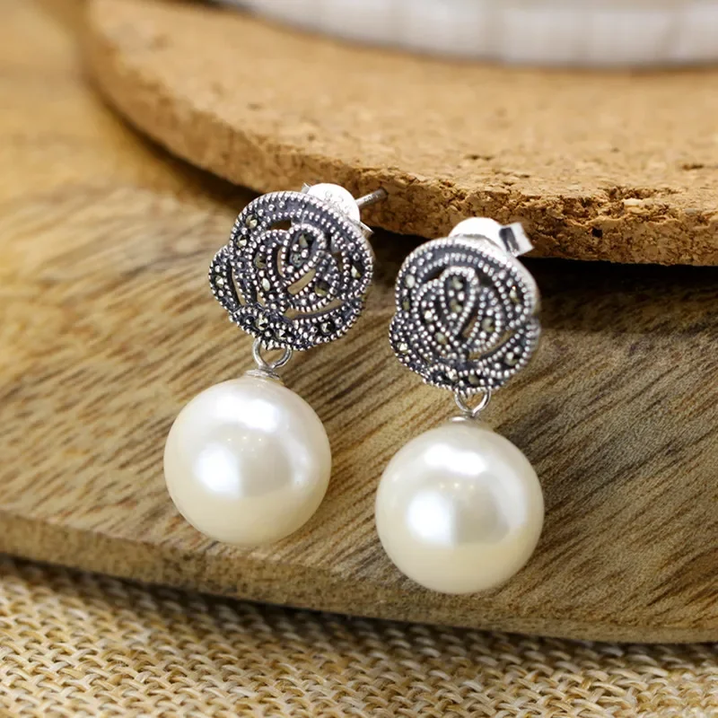 KJJEAXCMY Boutique Jewelry 925 Pure Silver Inlaid with Natural Pearls Women's Mosaic Earrings as a Birthday Gift for Girlfriend
KJJEAXCMY Boutique Jewelry 925 Pure Silver Inlaid with Natural Pearls Women's Mosaic Earrings as a Birthday Gift for Girlfriend