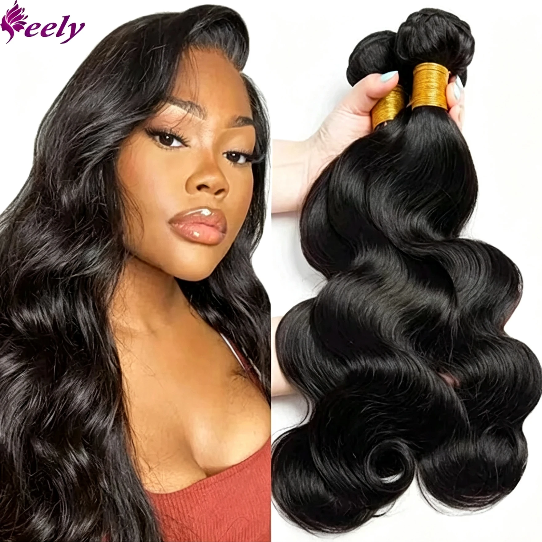 Body Wave Human Hair Bundles Natural Black 1B Bundles Human Hair Extensions Brazilian 100% Unprocessed Remy Hair 3 Bundles Deals
Body Wave Human Hair Bundles Natural Black 1B Bundles Human Hair Extensions Brazilian 100% Unprocessed Remy Hair 3 Bundles Deals