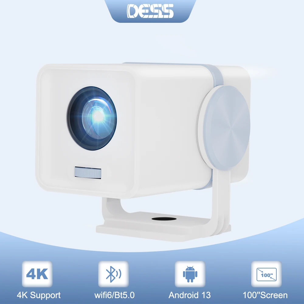 DESS Mini Projectors Beamer Android 13 Portable BT5.0 WIFI2.4G/5.0G Cinema Portable Phone Smart Home Theater Outdoor Projector
DESS Mini Projectors Beamer Android 13 Portable BT5.0 WIFI2.4G/5.0G Cinema Portable Phone Smart Home Theater Outdoor Projector