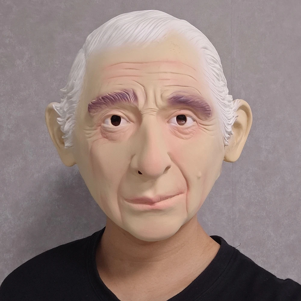 King Charles III Mask Prince Charles Celebrity Head Cover Realistic Male Elderly Mask For Cosplay Party Carnival Costumes Props
King Charles III Mask Prince Charles Celebrity Head Cover Realistic Male Elderly Mask For Cosplay Party Carnival Costumes Props