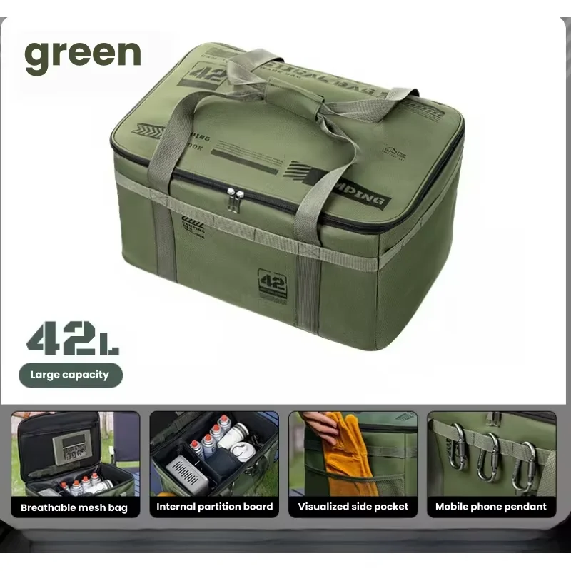 Portable Insulated Cooler Bag Large Capacity Oxford Lunch Tote Thermal Food Storage Bag for Picnic Travel
Portable Insulated Cooler Bag Large Capacity Oxford Lunch Tote Thermal Food Storage Bag for Picnic Travel