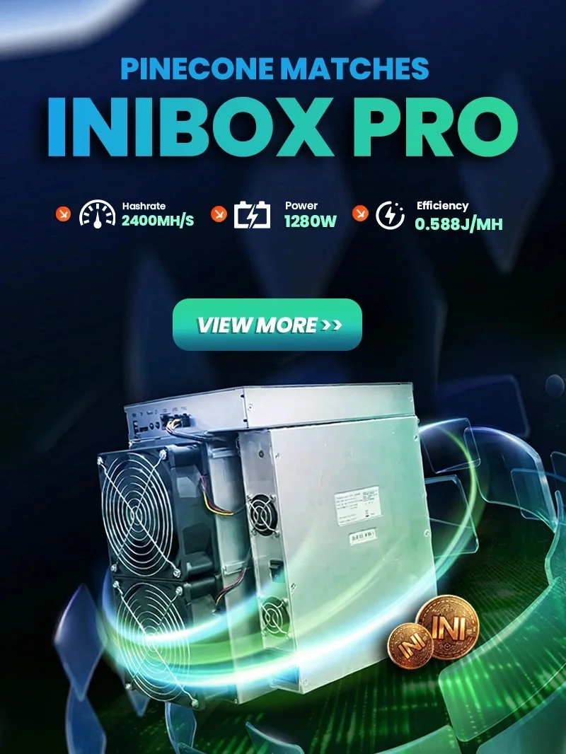 Promo Offer Pinecone Matches INIBOX PRO 2.4G 1280W INI Coin Miner
Promo Offer Pinecone Matches INIBOX PRO 2.4G 1280W INI Coin Miner