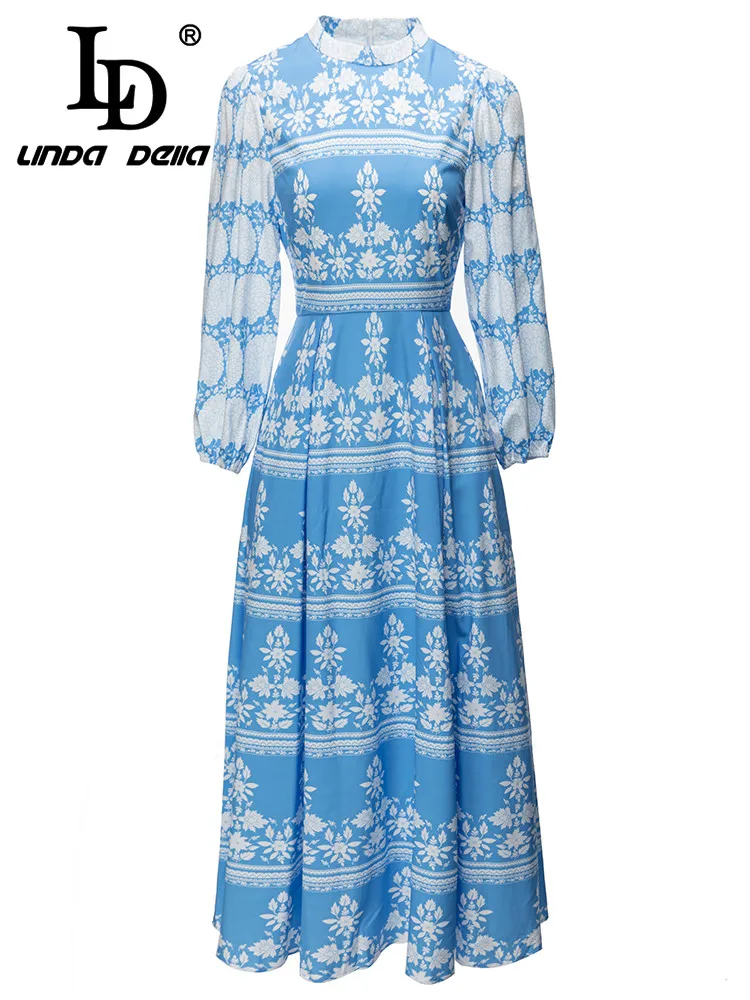 LD LINDA DELLA New Style Fashion Designer Dress Women's Round Neck Zipper Striped Splice Print Crumple Slim Fit Dress
LD LINDA DELLA New Style Fashion Designer Dress Women's Round Neck Zipper Striped Splice Print Crumple Slim Fit Dress