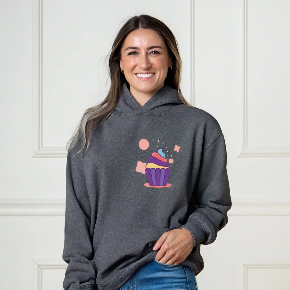 Womens Casual Sweater Graphic Hoodies Woman Y2K Clothes With Cupcake Print Street Fashion Loose Fit Unisex Winter Clothing
Womens Casual Sweater Graphic Hoodies Woman Y2K Clothes With Cupcake Print Street Fashion Loose Fit Unisex Winter Clothing