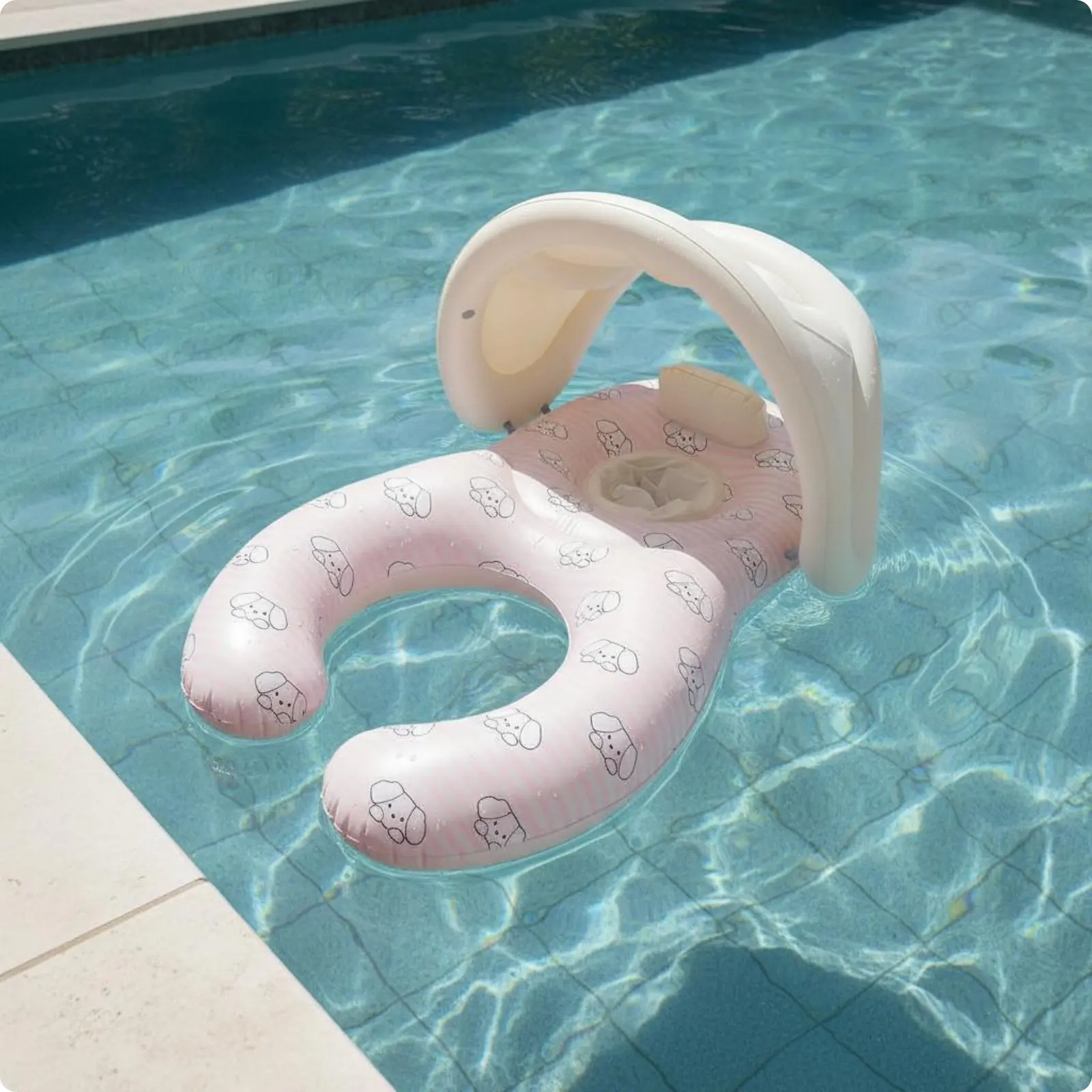 Canopy Inflatable Double Seat Swim Ring Mother Child Thickened Inflatable Pool Float for Parent Baby Summer Beach Pool Parties
Canopy Inflatable Double Seat Swim Ring Mother Child Thickened Inflatable Pool Float for Parent Baby Summer Beach Pool Parties
