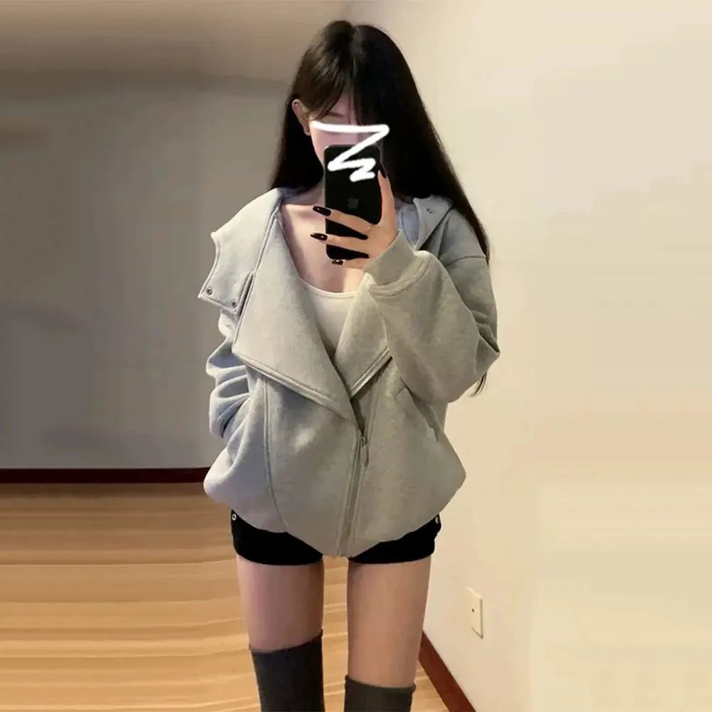 New Loose Long Sleeve Zipper Tops Mujer Oversize Casual Vintage Cardigan Coat Men Women Couples Spring Autumn Hoodie Sweatshirts
New Loose Long Sleeve Zipper Tops Mujer Oversize Casual Vintage Cardigan Coat Men Women Couples Spring Autumn Hoodie Sweatshirts