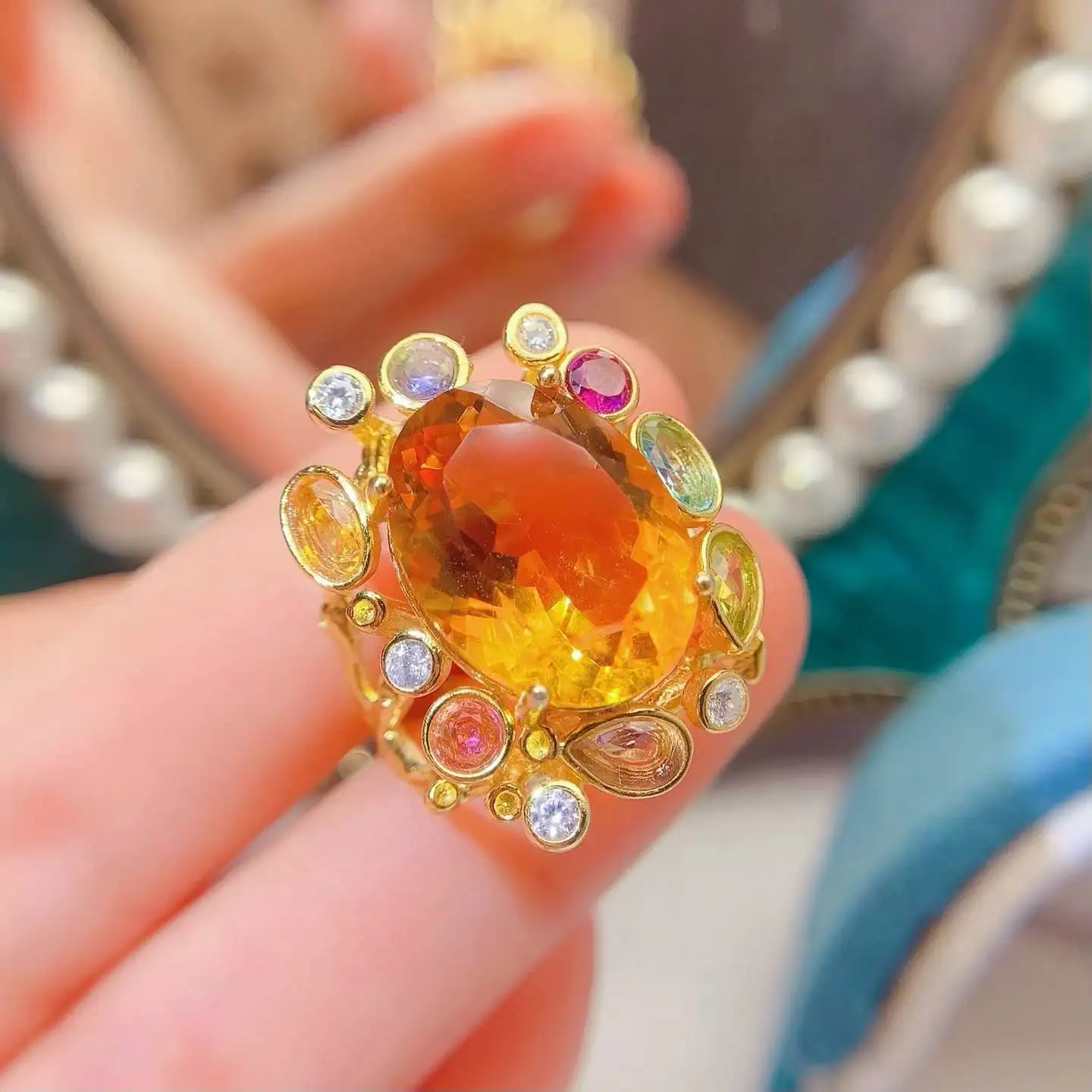 KJJEAXCMY Boutique Jewelry 925 sterling silver inlaid with natural impurities 12x16mm rhubarb crystal gemstones, ladies' ring
KJJEAXCMY Boutique Jewelry 925 sterling silver inlaid with natural impurities 12x16mm rhubarb crystal gemstones, ladies' ring