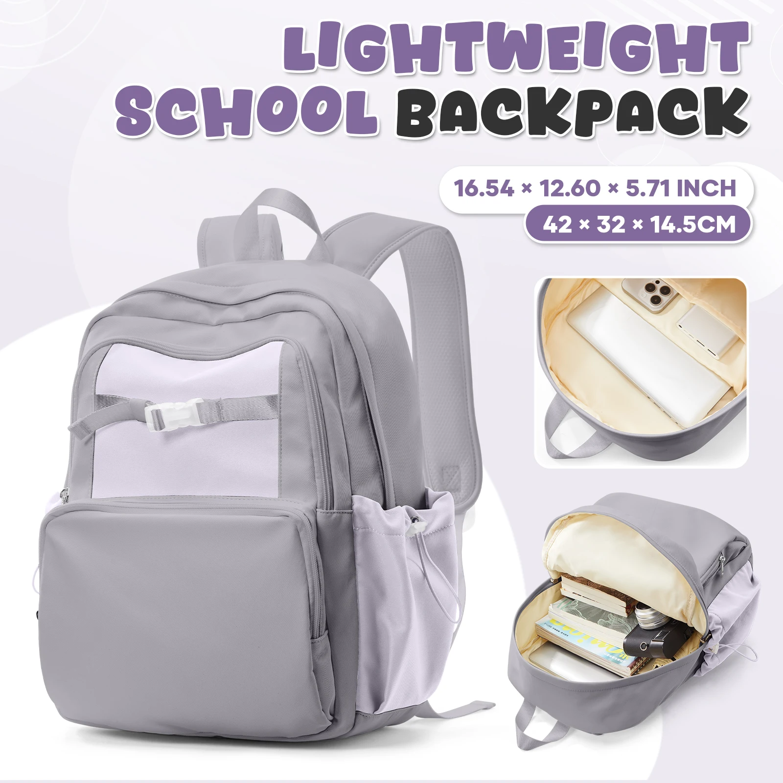 School Backpack for Teenagers Girls, Women's Backpack, Casual Backpack Schoolbag for Girls Boys Elementary or Middle School
School Backpack for Teenagers Girls, Women's Backpack, Casual Backpack Schoolbag for Girls Boys Elementary or Middle School