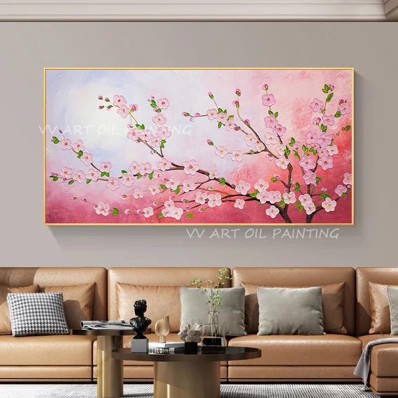 Pink Flower Large Size 100% Handmade Abstract oil painting modern porch aisle artwork picture for kid's room decoration
Pink Flower Large Size 100% Handmade Abstract oil painting modern porch aisle artwork picture for kid's room decoration