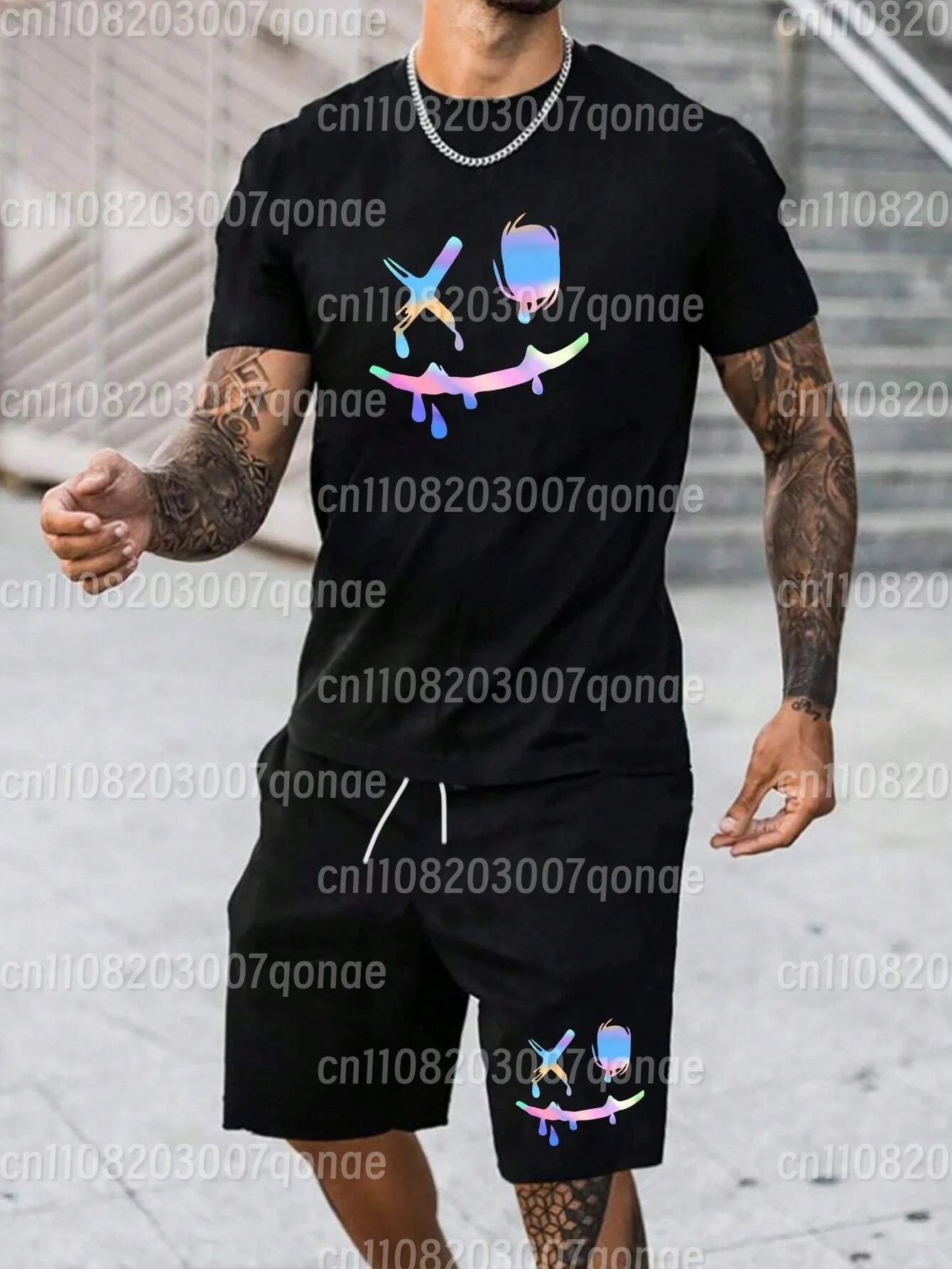2026 Simple Men's T-shirts Shorts 2-piece Set Minimalist Casual Loose Sports Short Sleeve Shorts Set Holiday Men's Clothing
2026 Simple Men's T-shirts Shorts 2-piece Set Minimalist Casual Loose Sports Short Sleeve Shorts Set Holiday Men's Clothing
