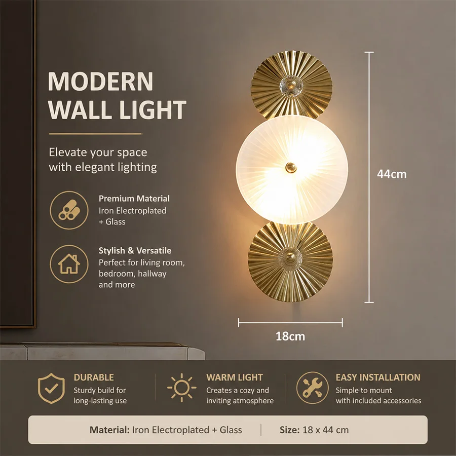 Modern Wall Sconce, Gold Crystal Light, Bedroom, Living Room, Hallway, Elegant LED Fixture, Luxury Decor, Contemporary Lighting
Modern Wall Sconce, Gold Crystal Light, Bedroom, Living Room, Hallway, Elegant LED Fixture, Luxury Decor, Contemporary Lighting